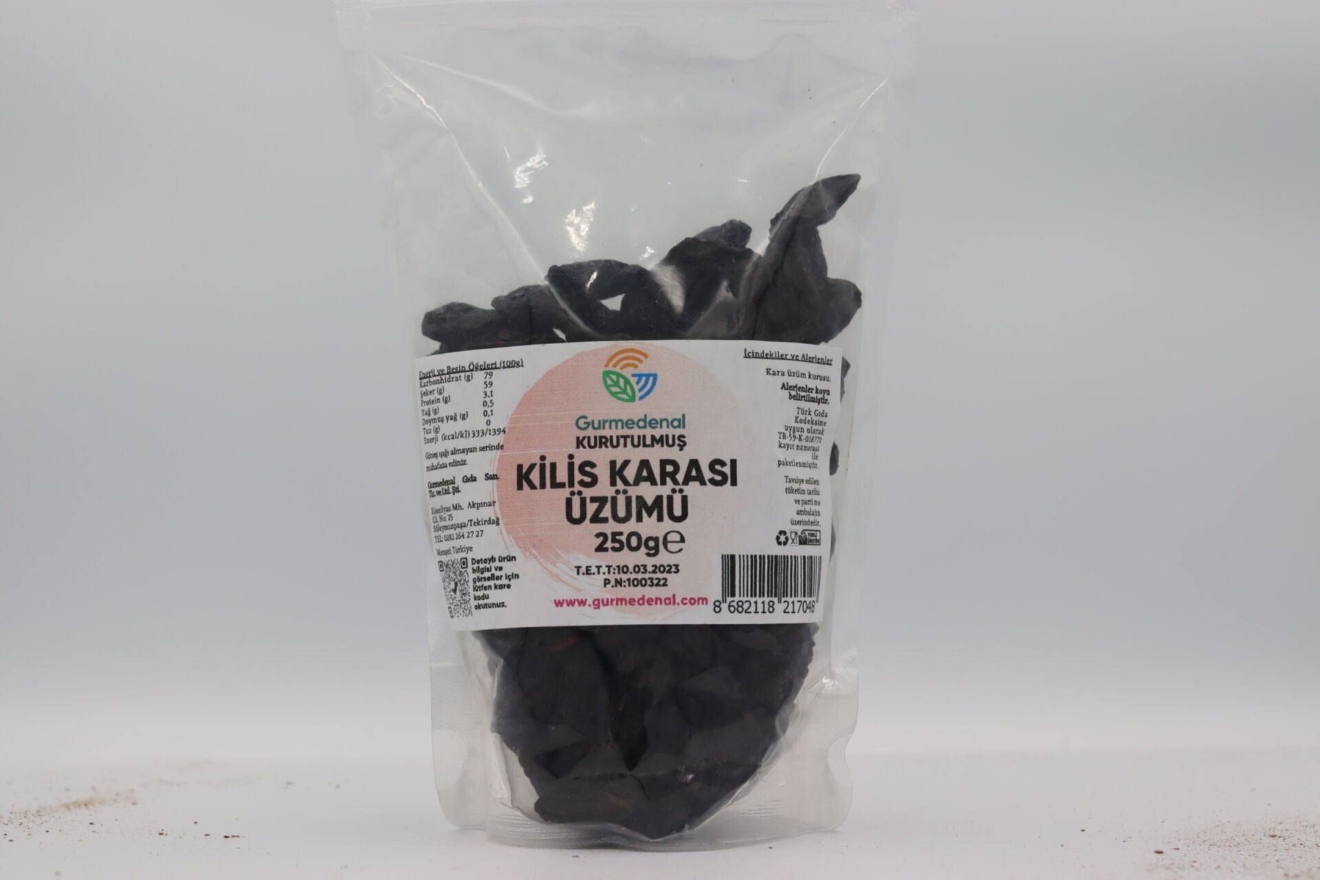 Kilis Karası Kuru Üzüm 250g