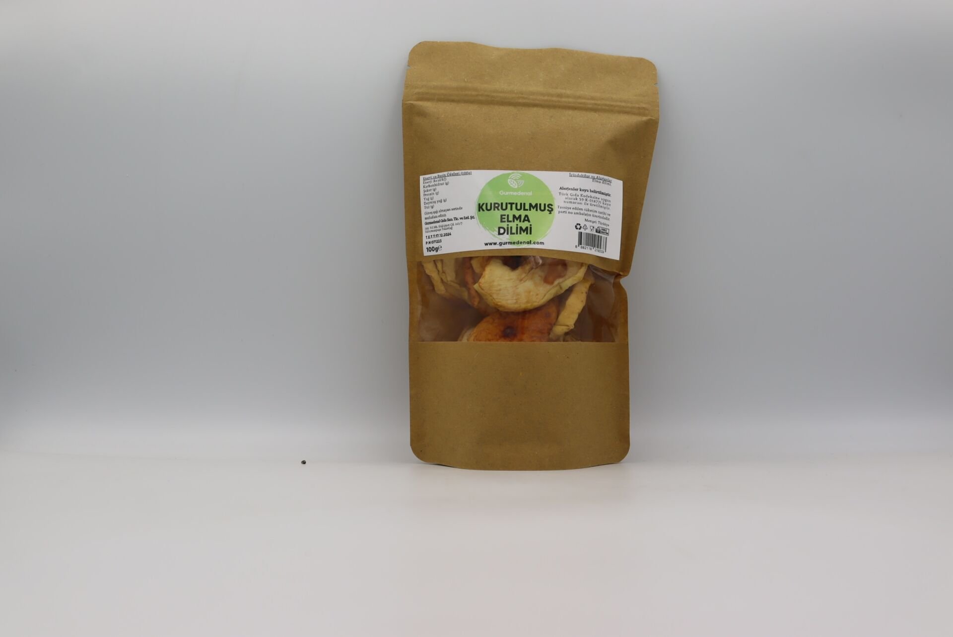 Elma Dilimi 100g (Kurutulmuş)