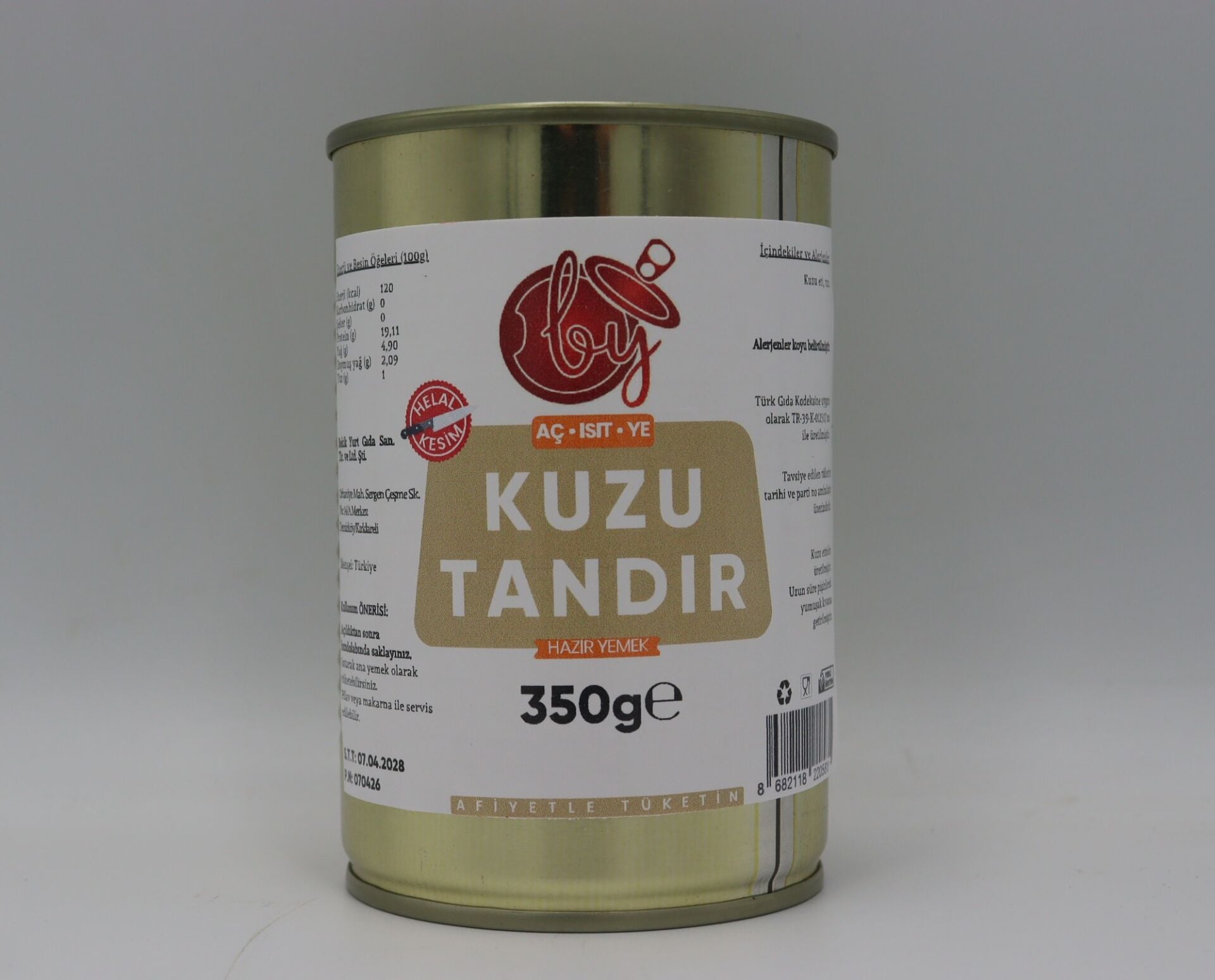 Bekikyurt Kuzu Tandır 350g