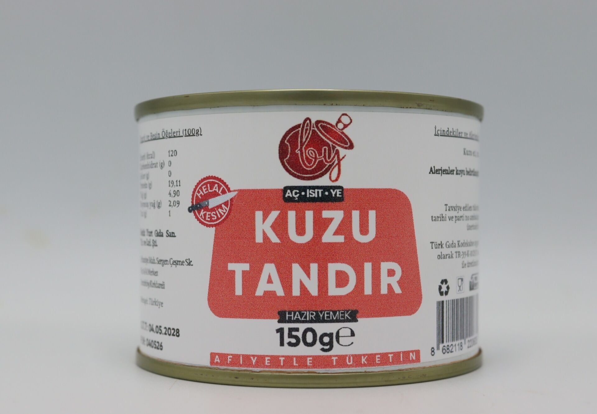 Bekikyurt Kuzu Tandır 150g
