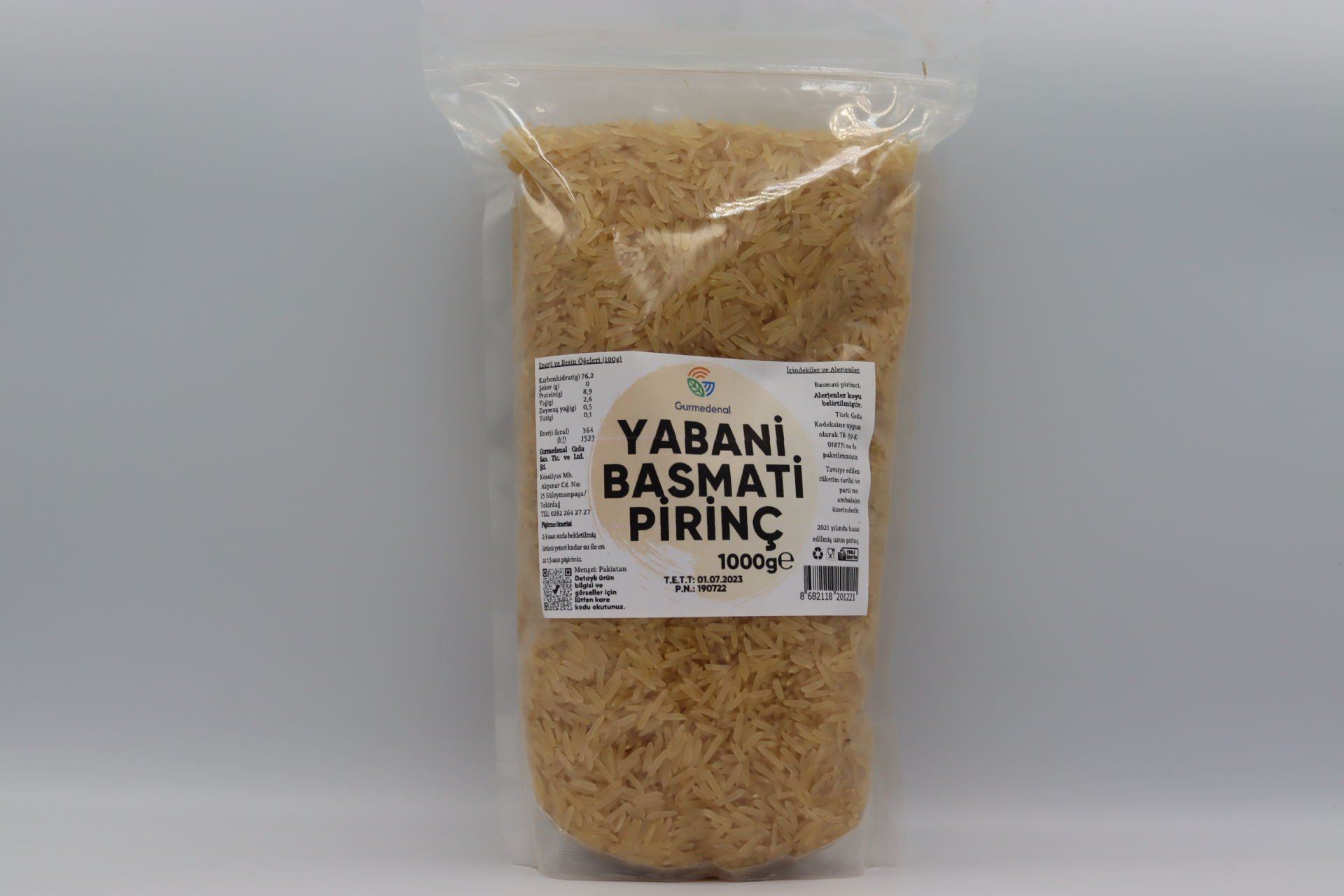 Yabani Basmati Pirinç 1000g