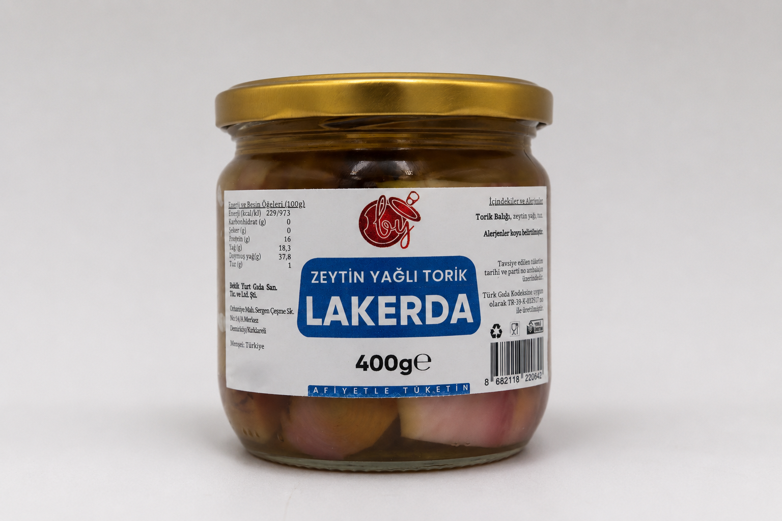 Bekikyurt Lakerda 400g(Torik Zeytinyağında)