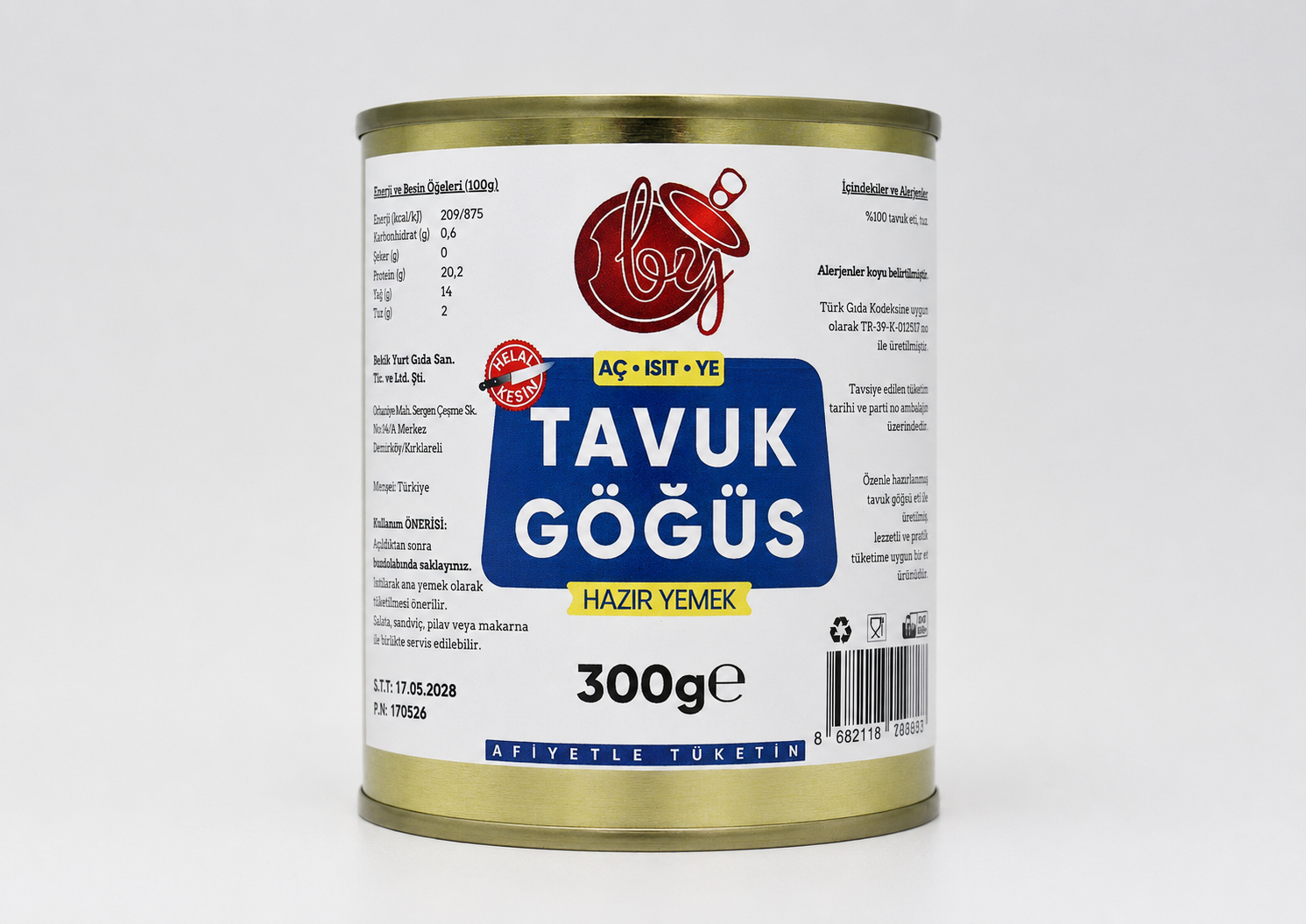 BekikYurt Tavuk Göğüs 300g