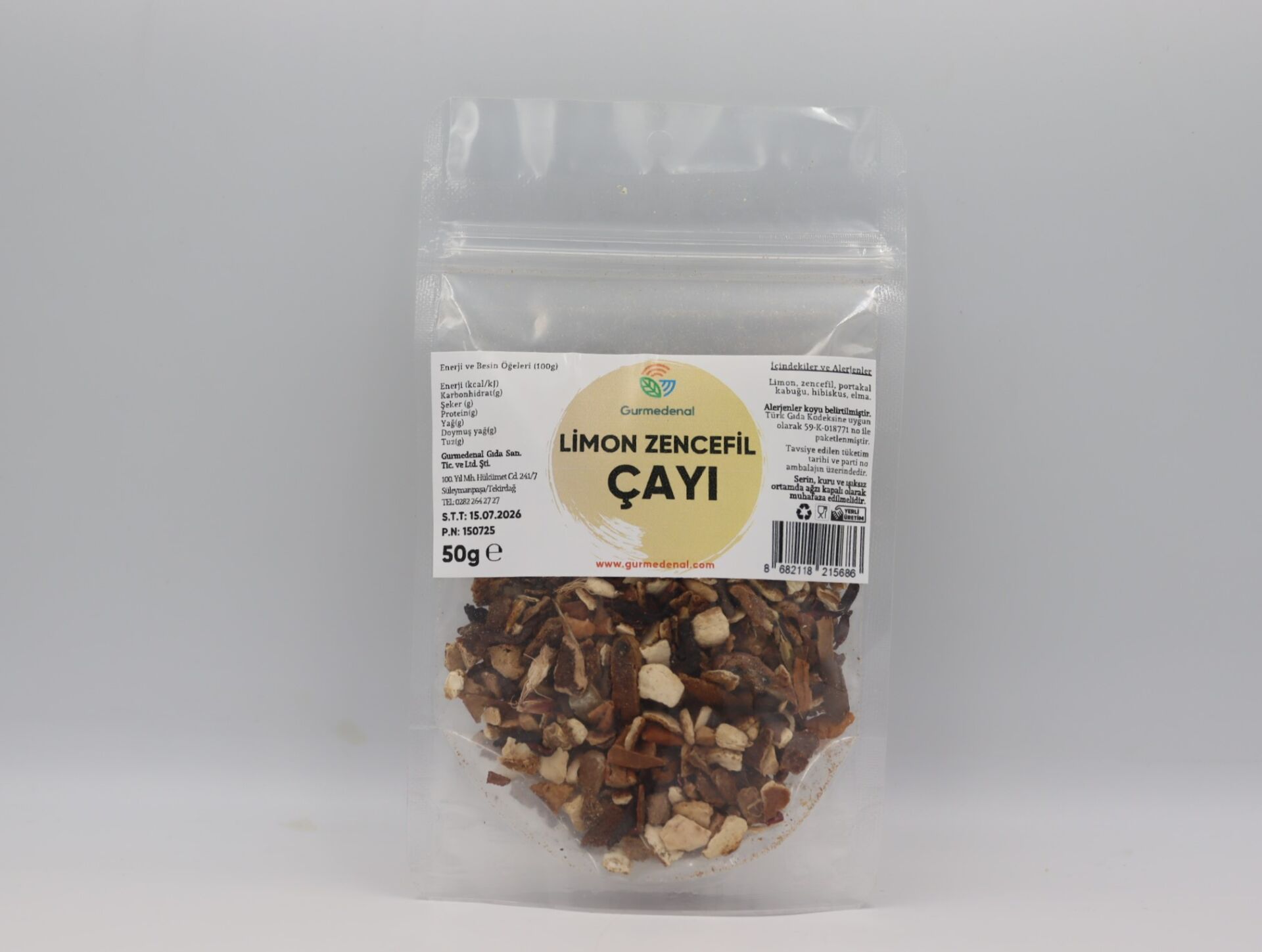 Limon Zencefil Çayı 50g