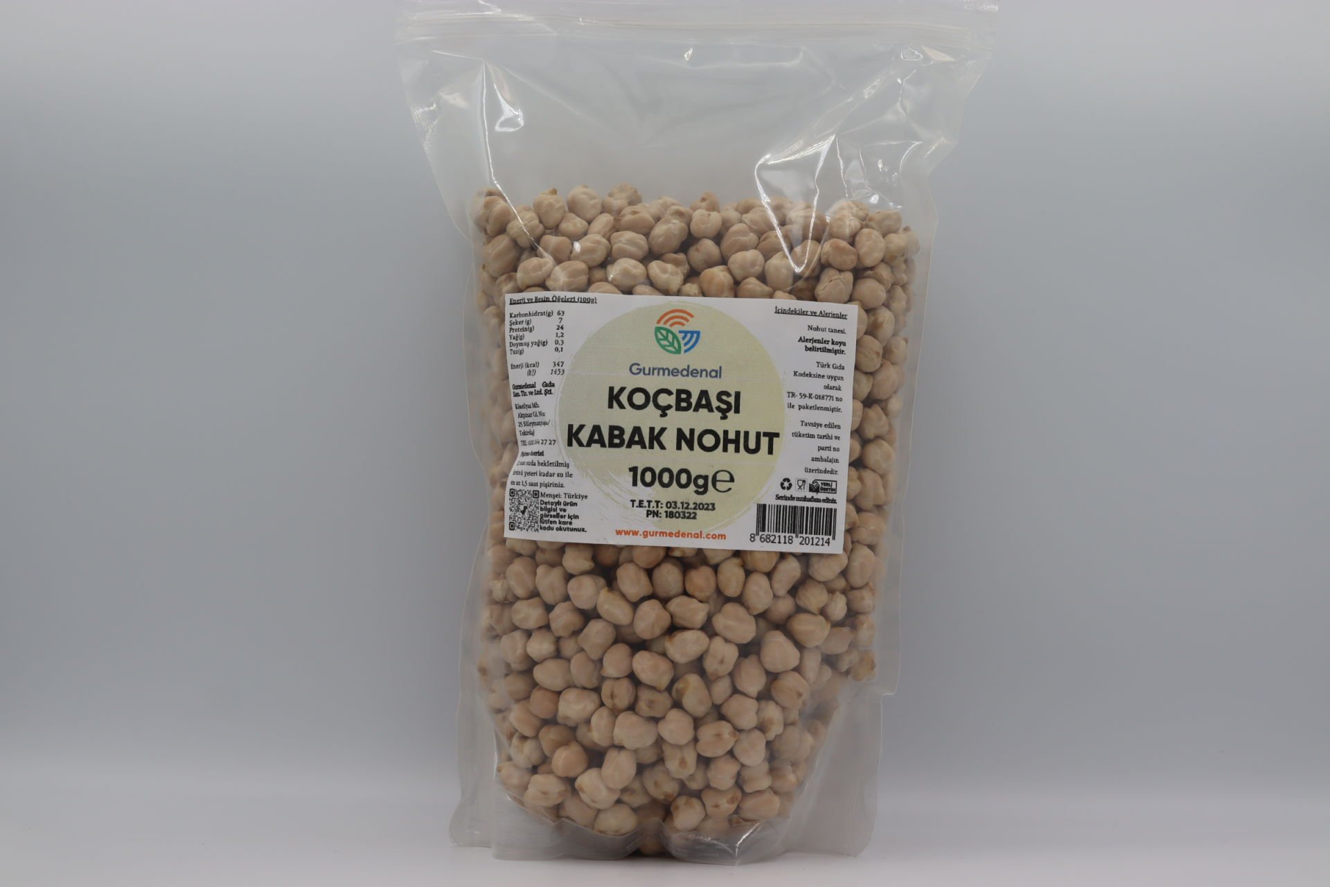 Koçbaşı Kabak Nohut 1000g