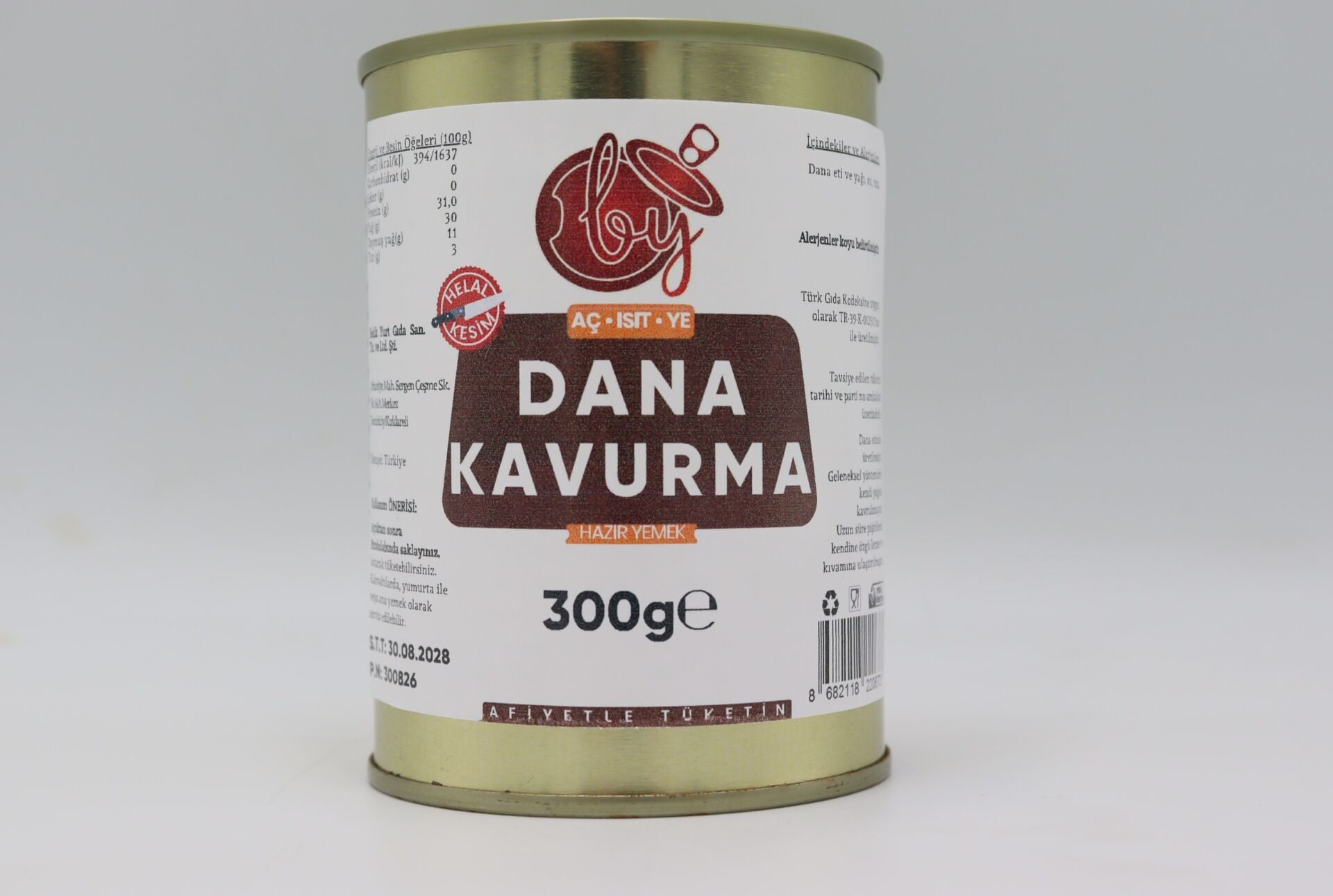 BekikYurt Dana Kavurma 300g