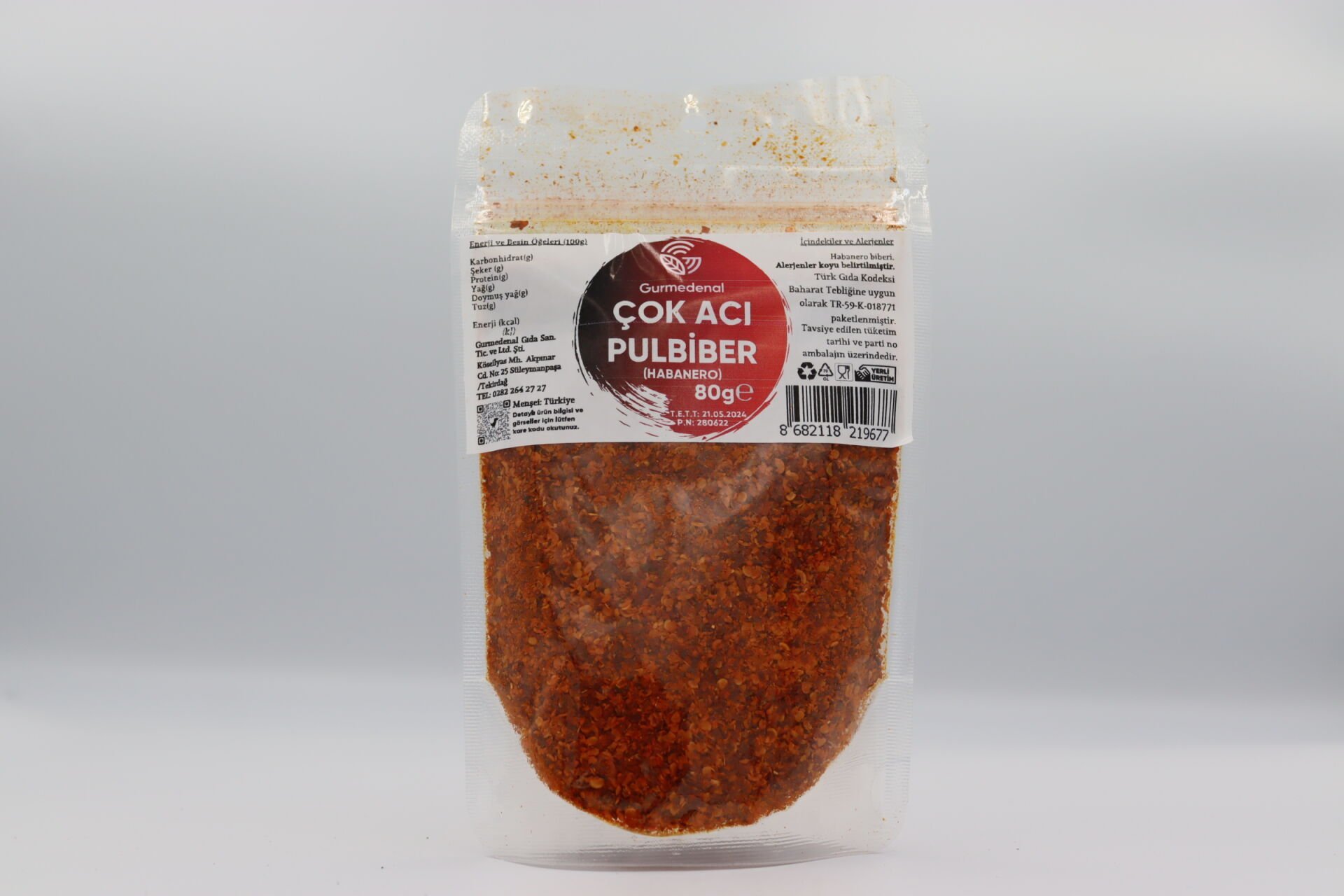 Çok Acı Pul Biber (Habenero Biber) 80g