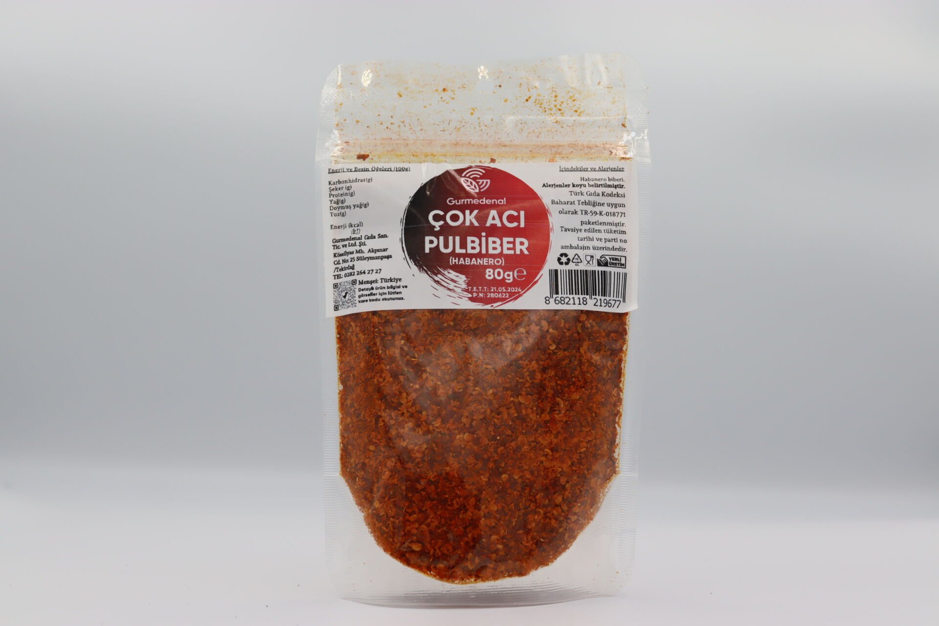 Çok Acı Pul Biber (Habenero Biber) 80g
