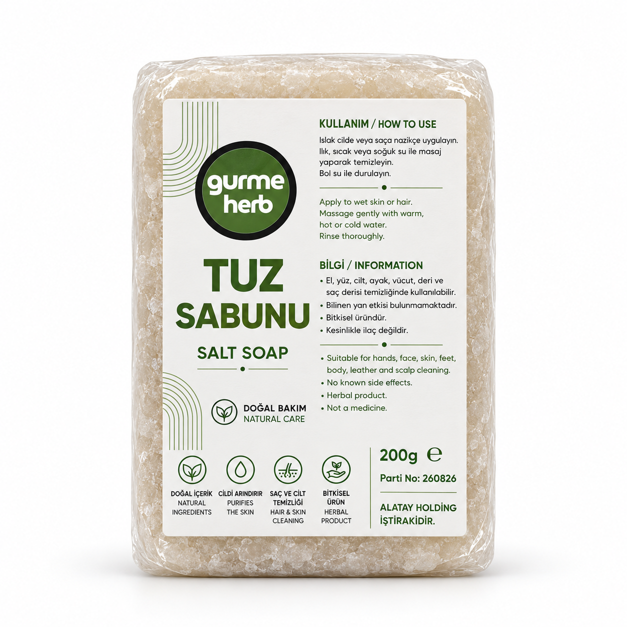Tuz Sabunu 200g (Gurmeherb)