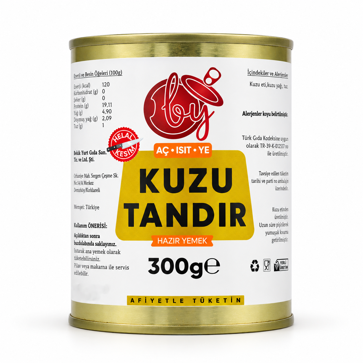 BekikYurt Kuzu Tandır 300g