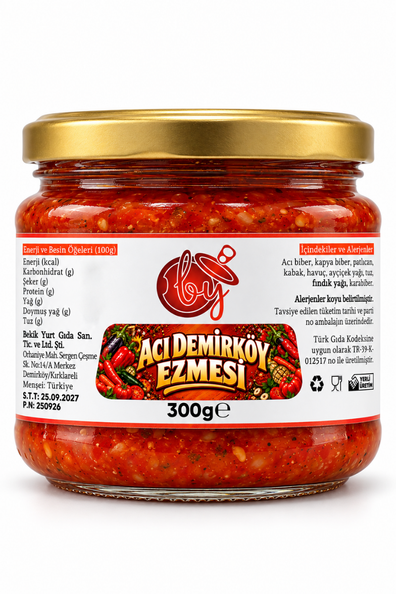 BekikYurt Acı Demirköy Ezmesi 300g