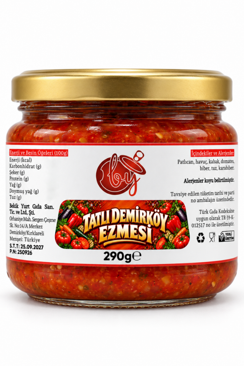 BekikYurt Tatlı Demirköy Ezmesi 290g