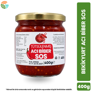 Bekikyurt Acı Biber Sos 400g (Tütsülenmiş)