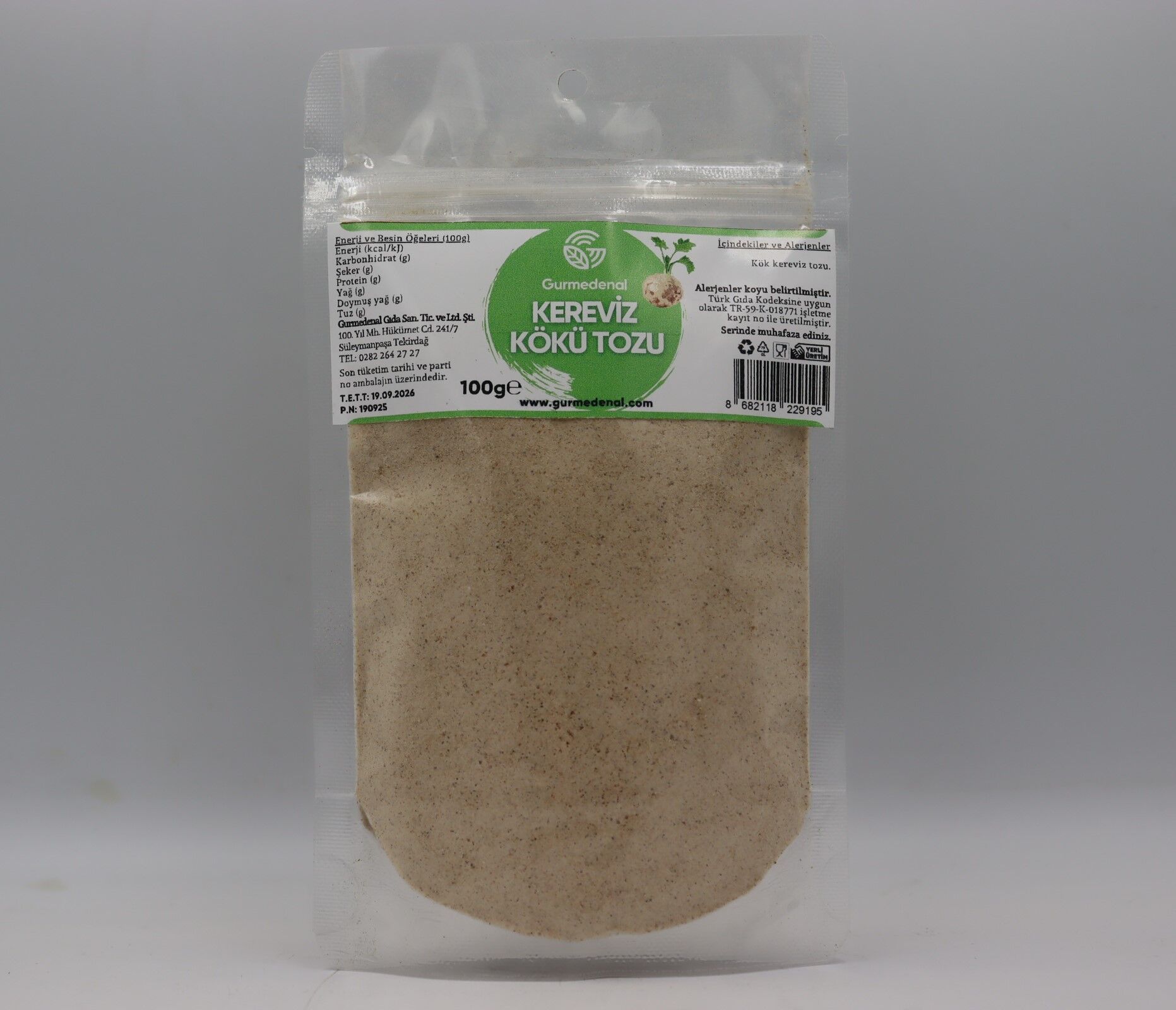 Kereviz Kökü Tozu 100g