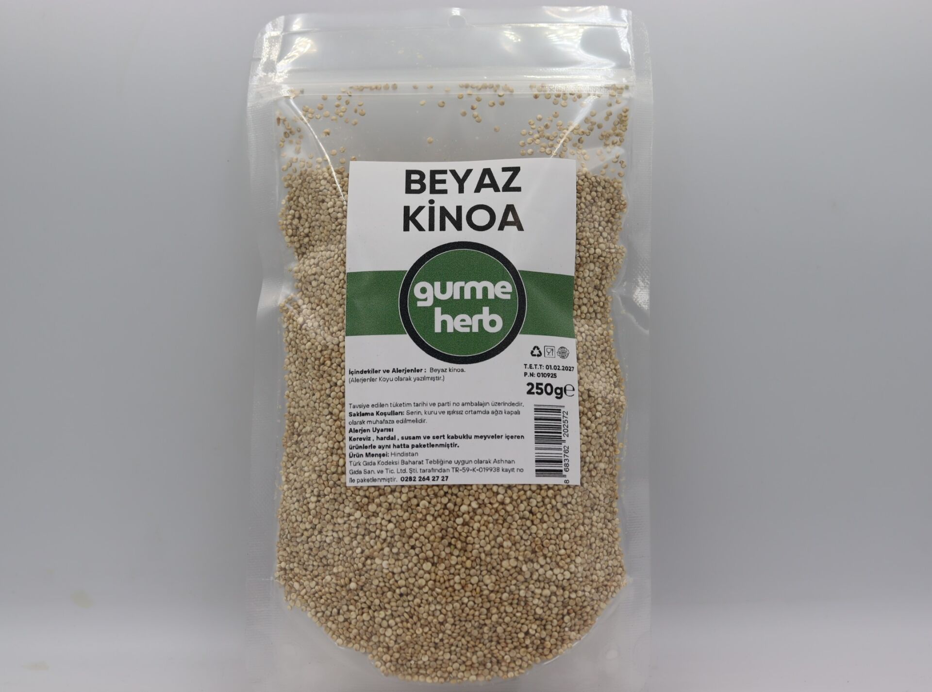 Beyaz Kinoa 250g (Gurmeherb)