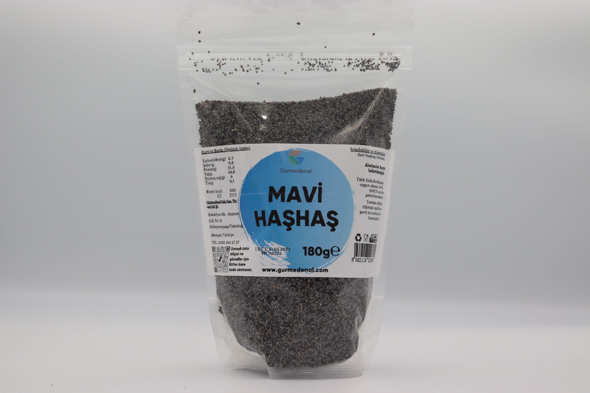 Mavi Haşhaş 180g