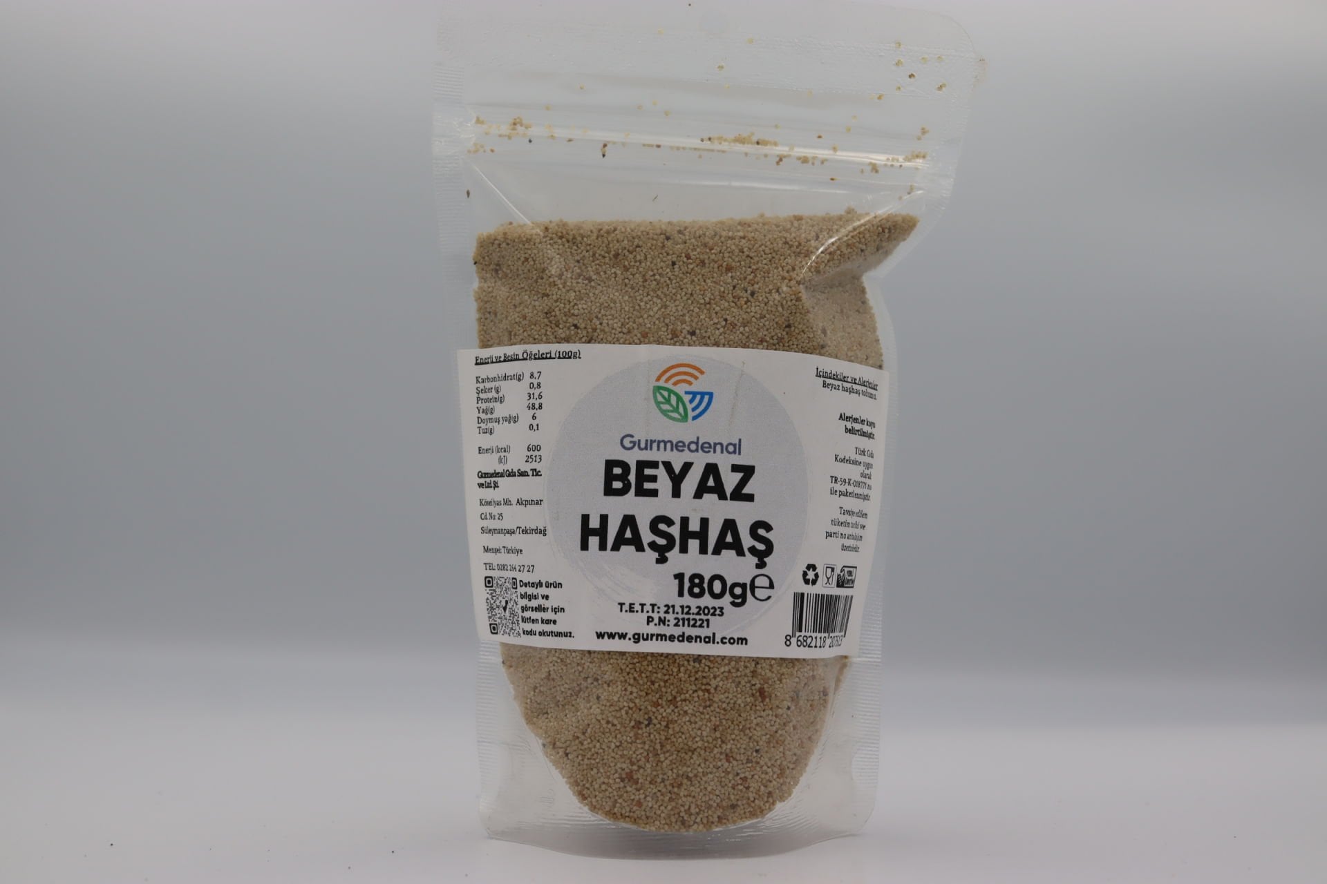 Beyaz Haşhaş 180g