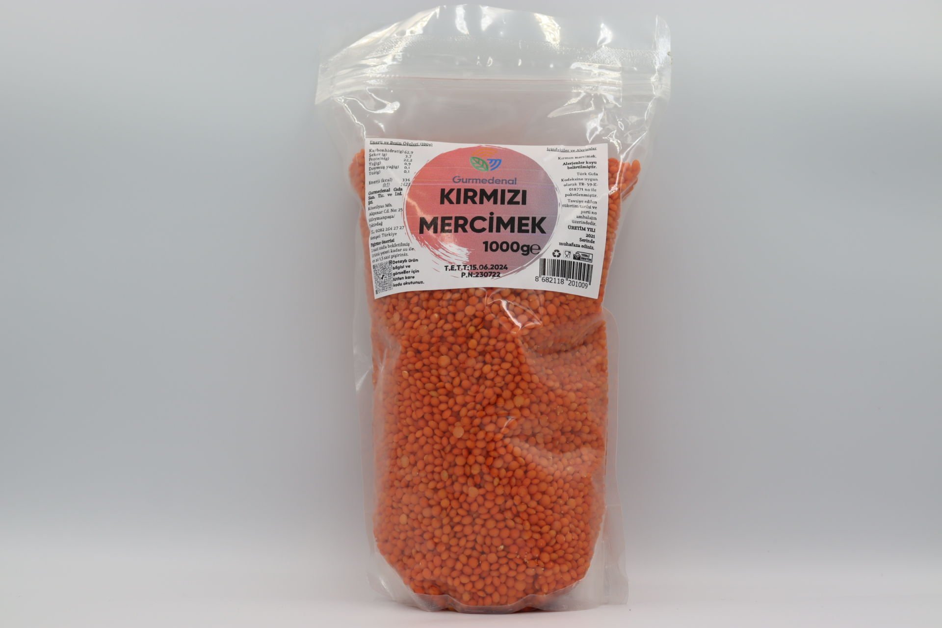Kırmızı Mercimek 1000g