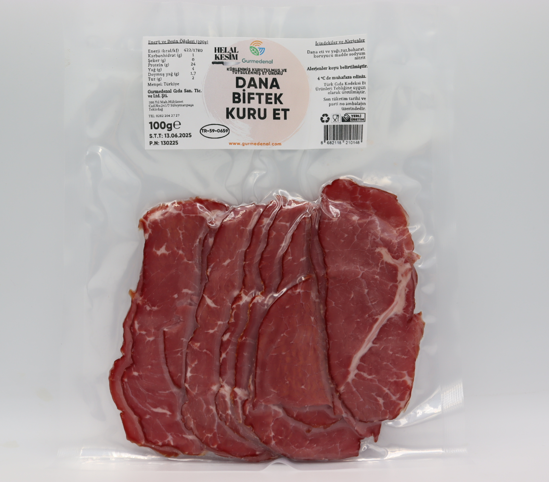 İsli Kuru Et (Dilimli) 100g