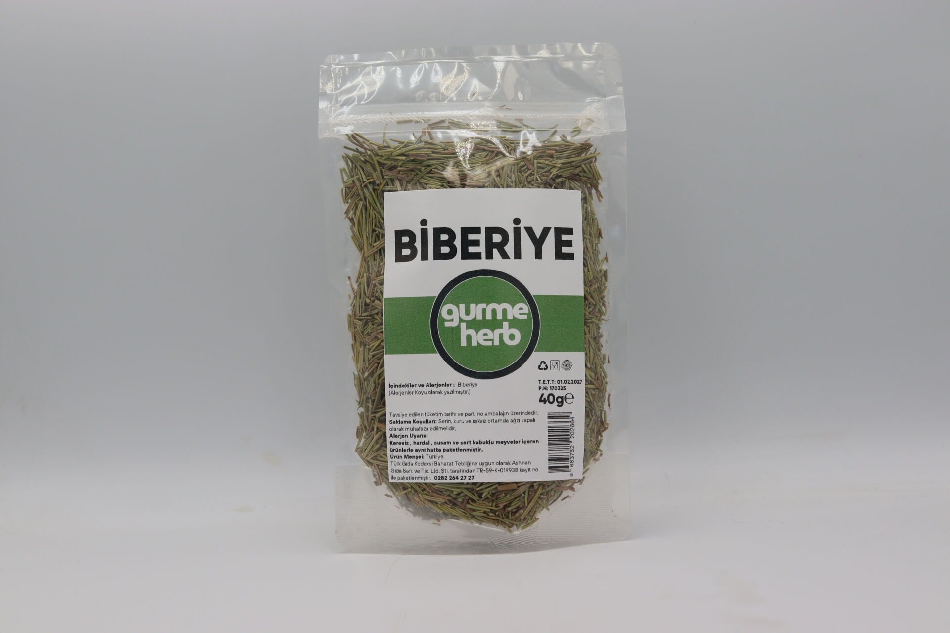 Biberiye 40g (Gurmeherb)