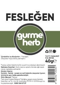 Fesleğen 40g (Gurmeherb)