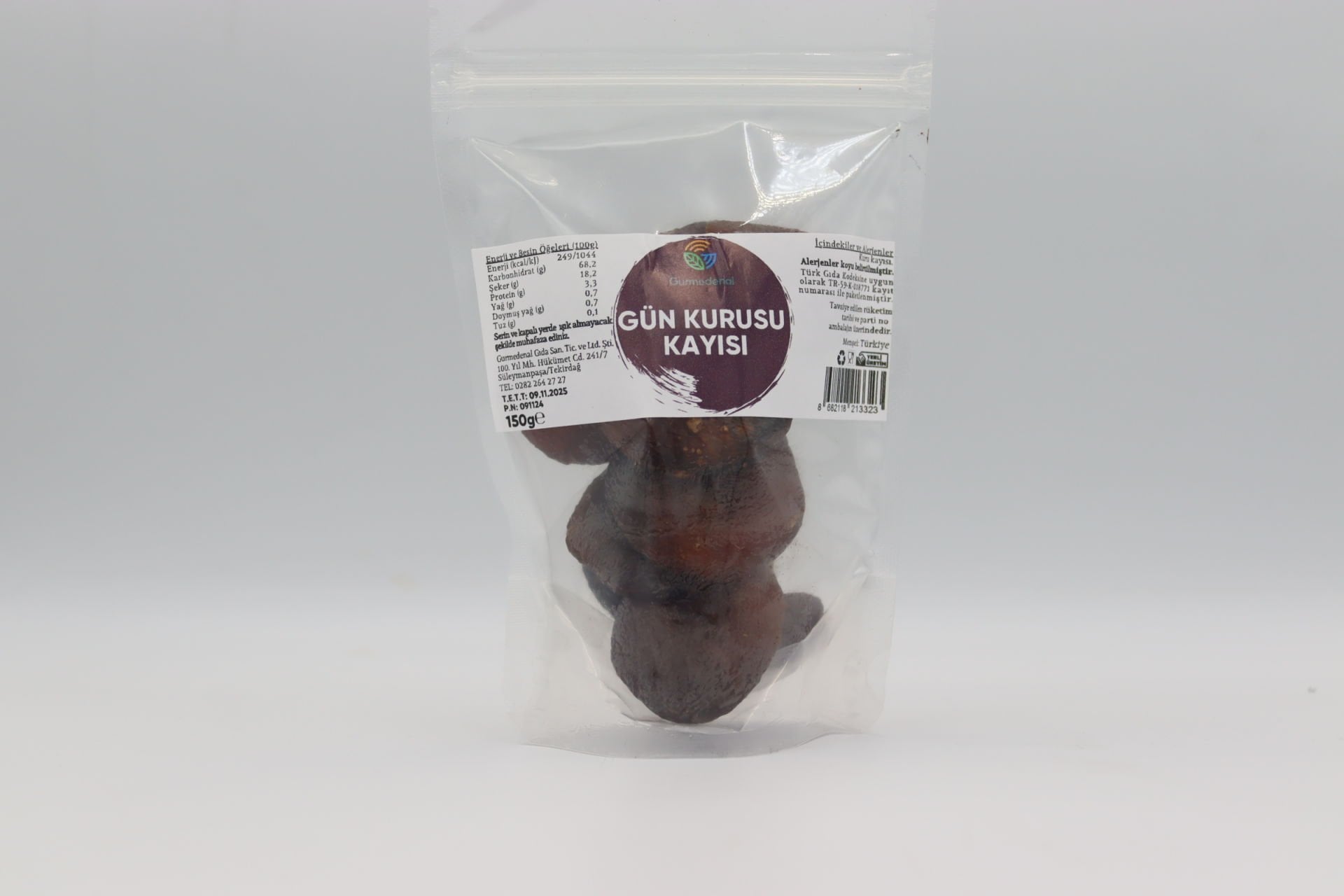 Kuru Kayısı 150g (Gün Kurusu)
