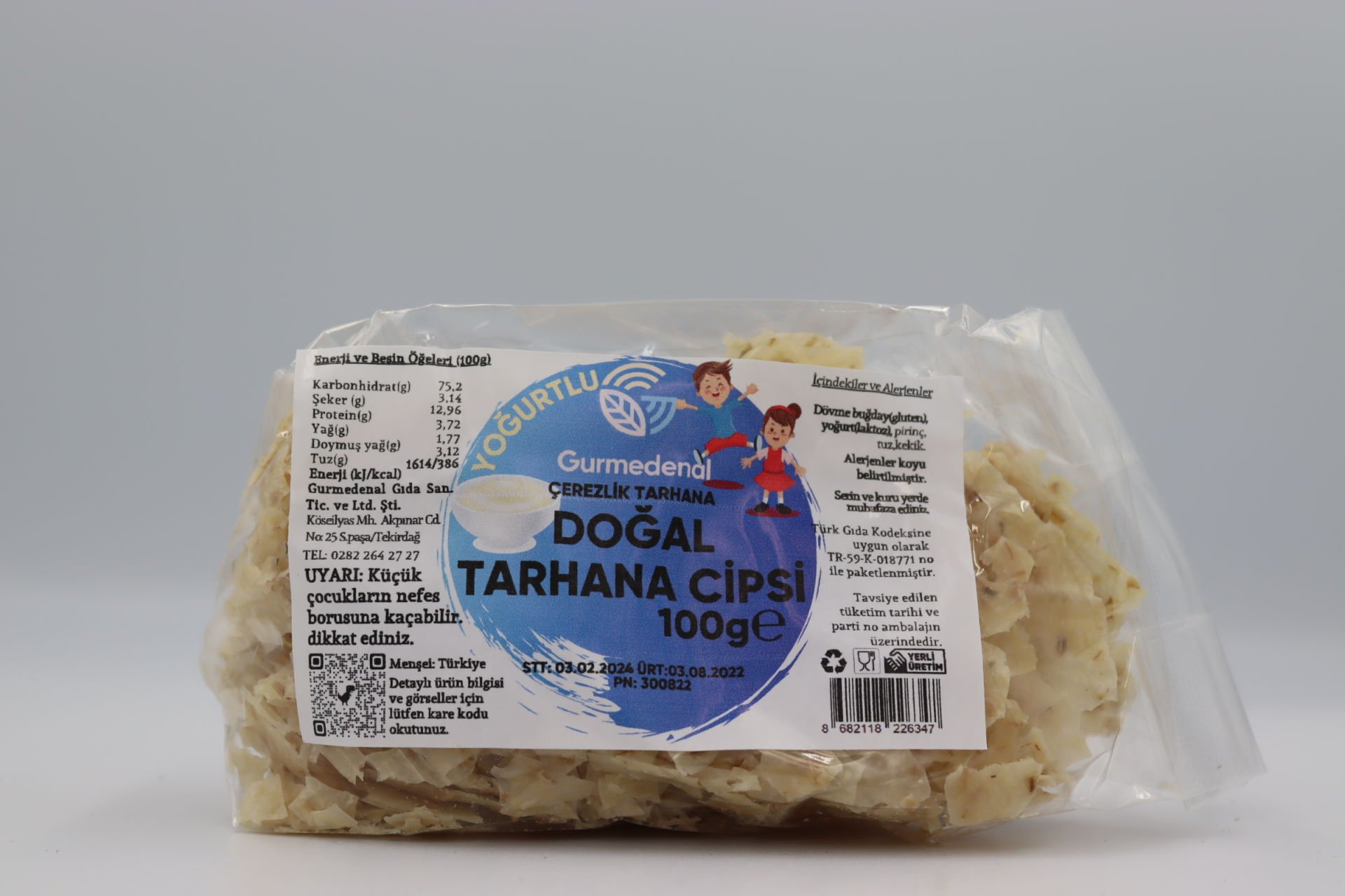 Tarhana Cipsi (Yoğurtlu Çerezlik) 100g