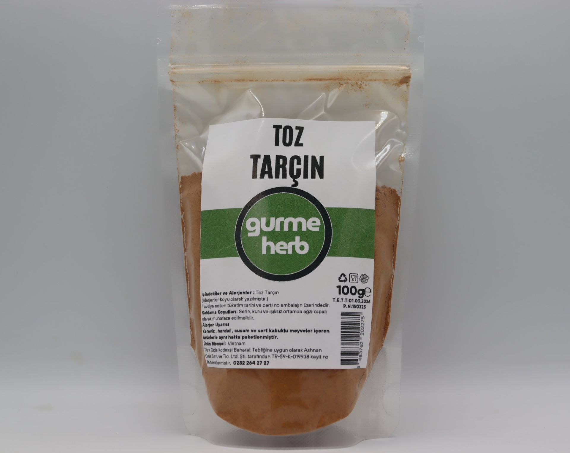 Toz Tarçın 100g (Gurmeherb)