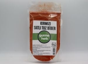 Kırmızı Tatlı Toz Biber 100g (Gurmeherb)
