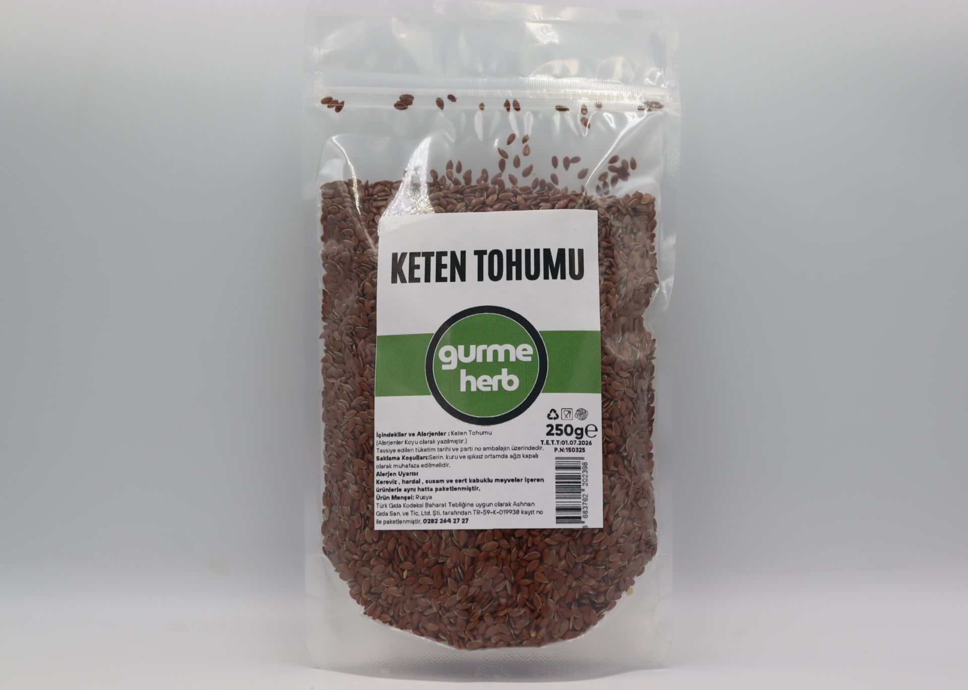 Keten Tohumu 250g (Gurmeherb)