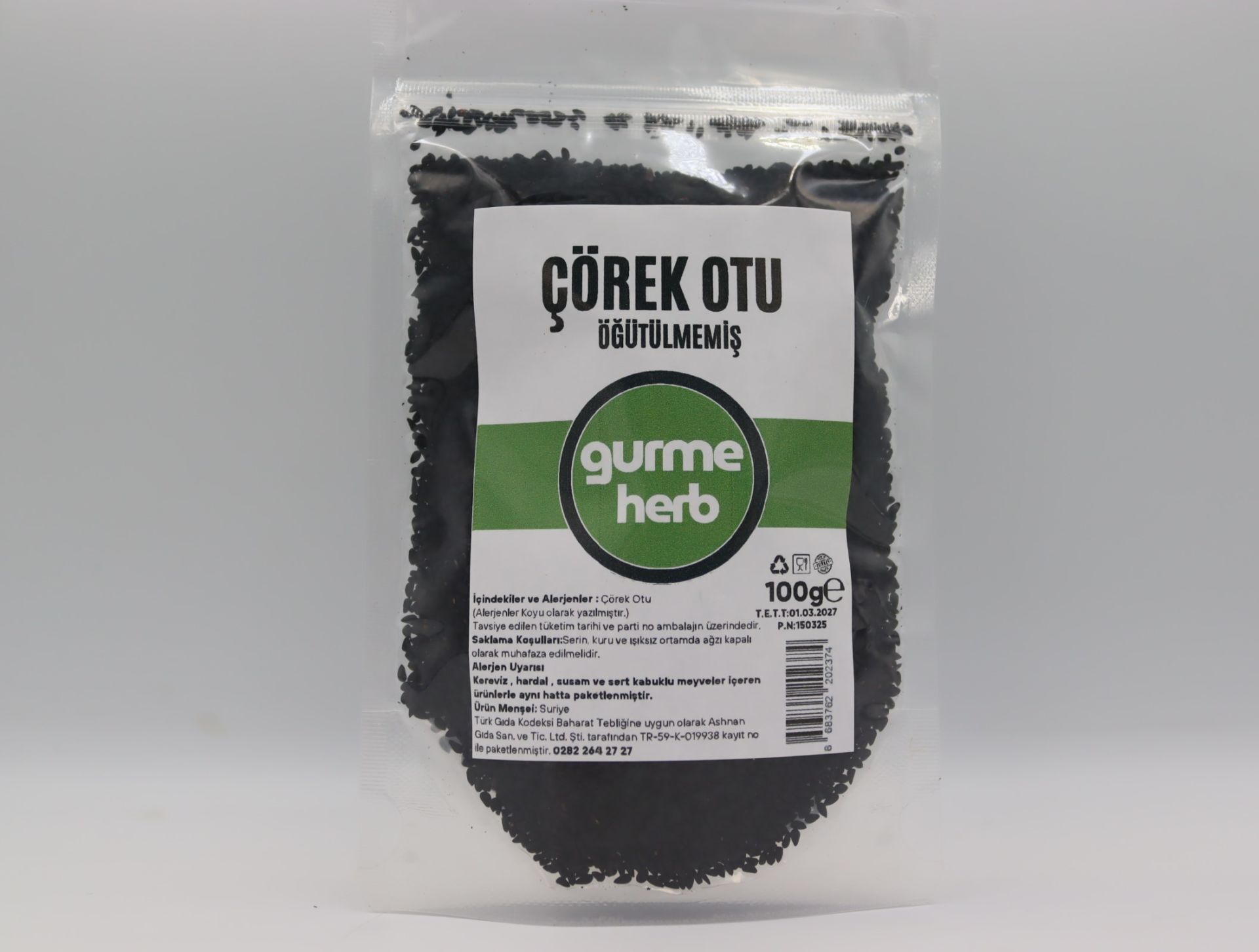 Çörek Otu (Öğütülmemiş) 100g (Gurmeherb)