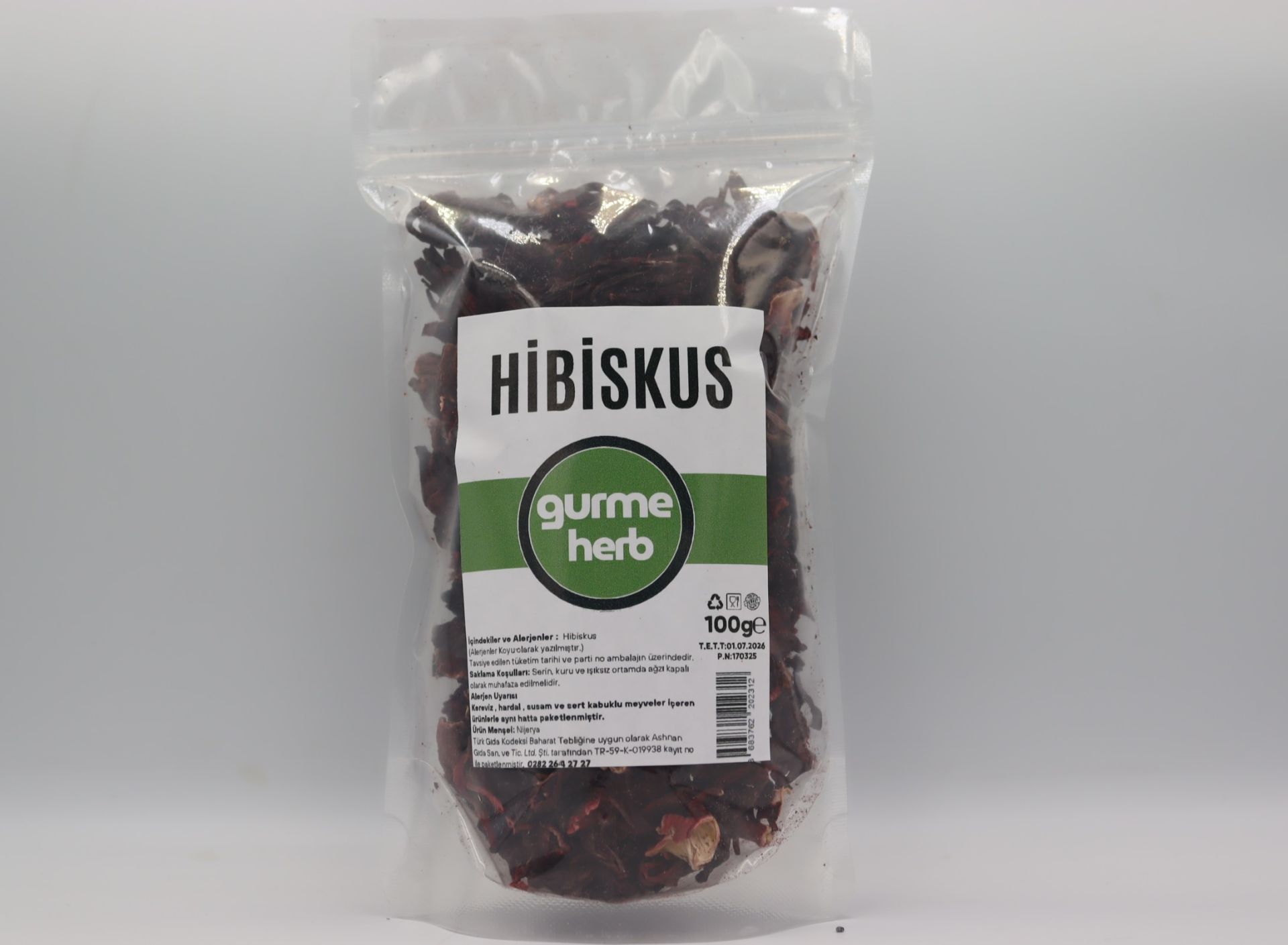Hibiskus 100g (Gurmeherb)