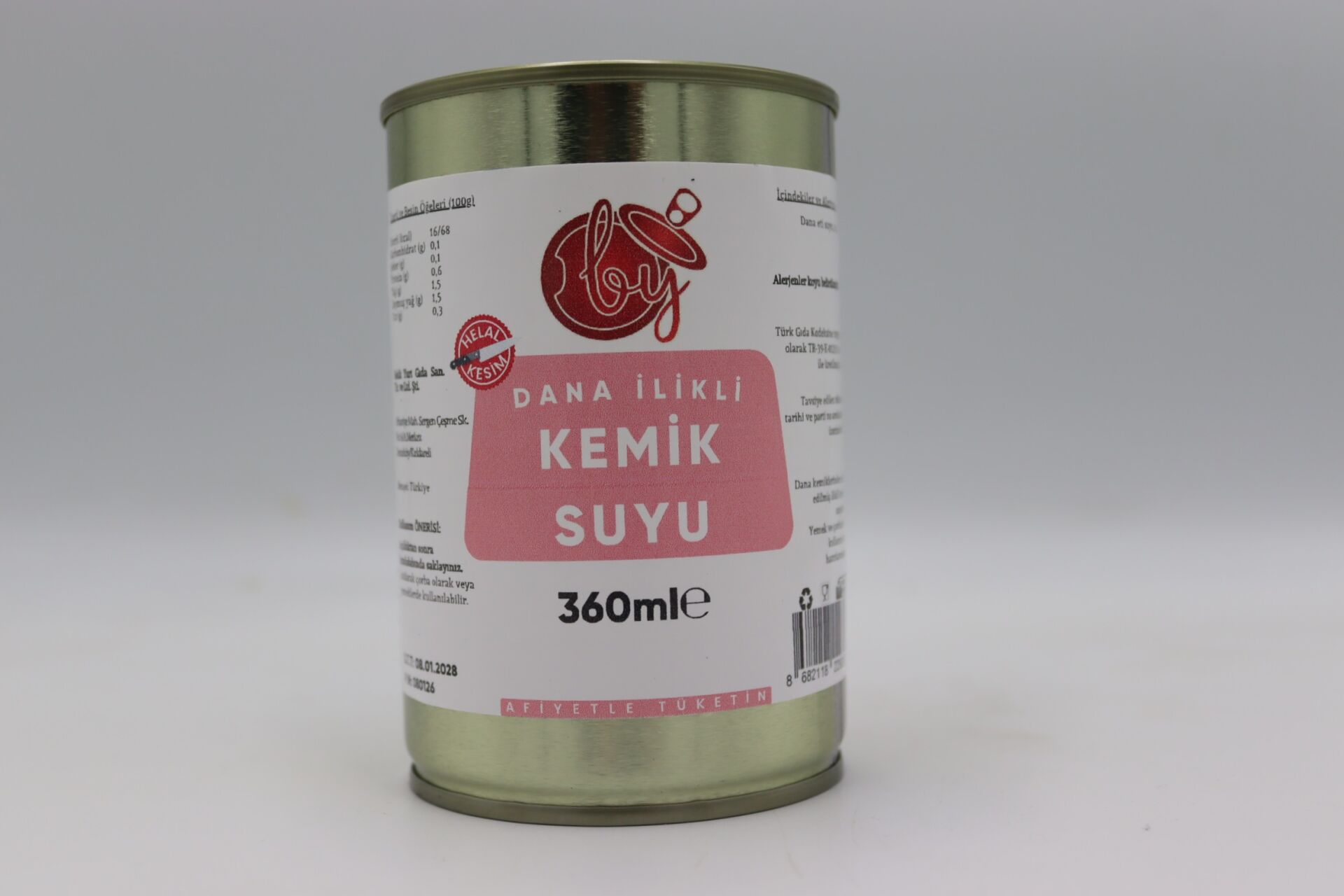 BekikYurt Kemik Suyu 360ml (Dana İlikli)