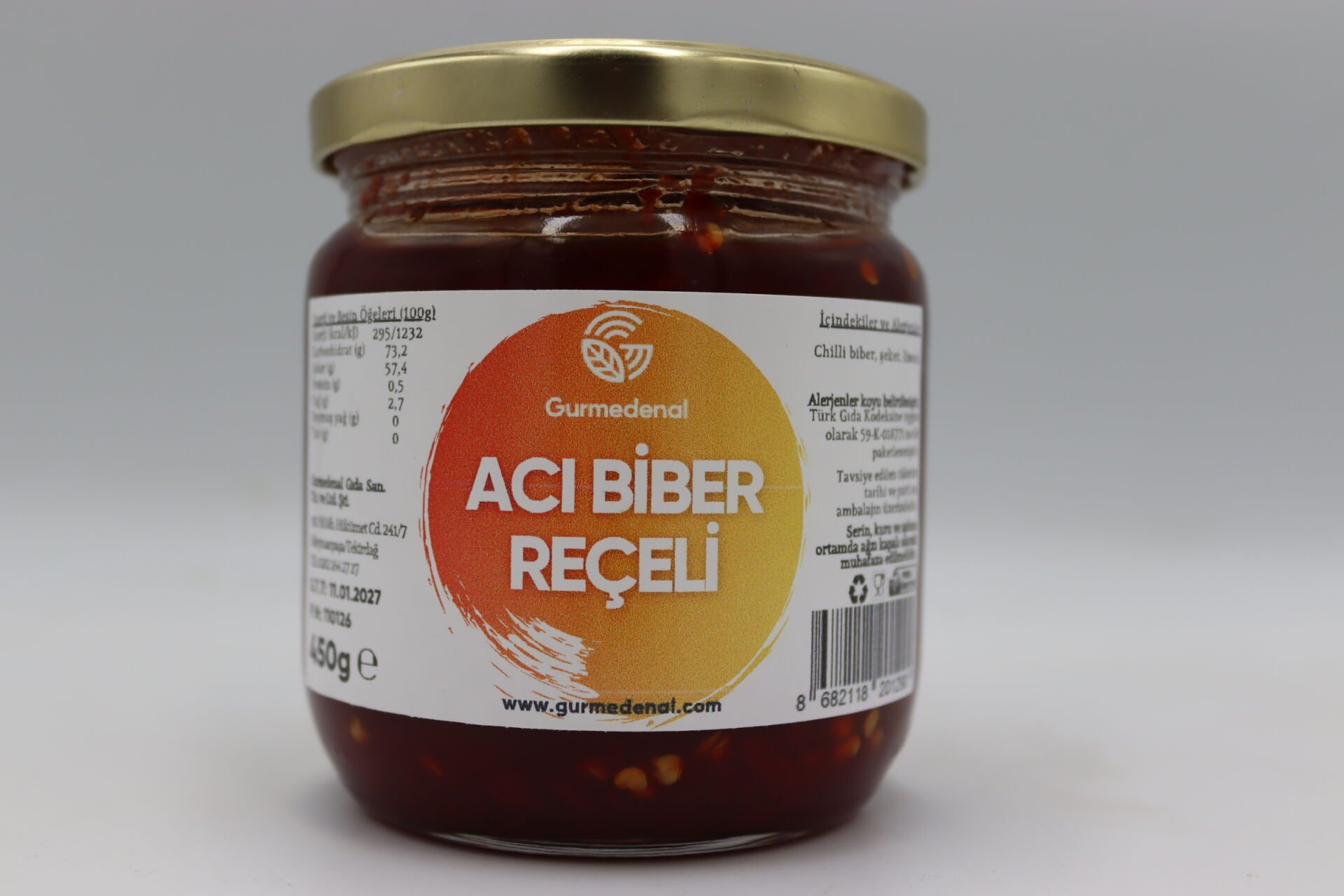 Acı Biber Reçeli 450g
