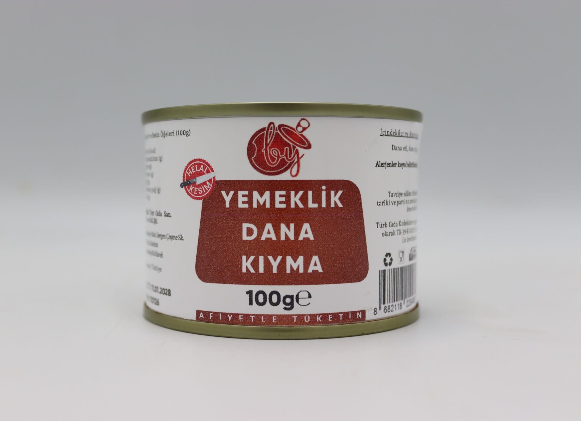 BekikYurt Dana Kıyma 100g Kavrulmuş  (Yemeklik)