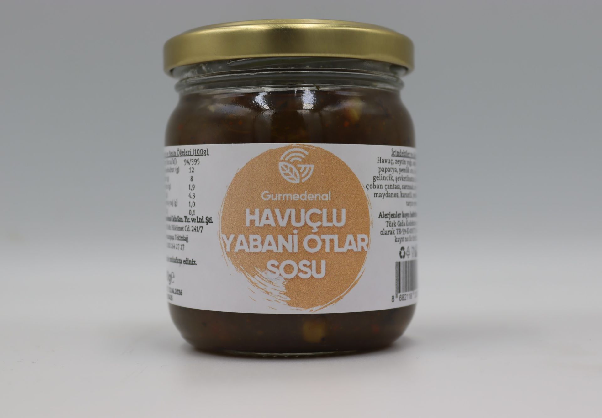 Havuçlu Yabani Otlar Sosu 190g