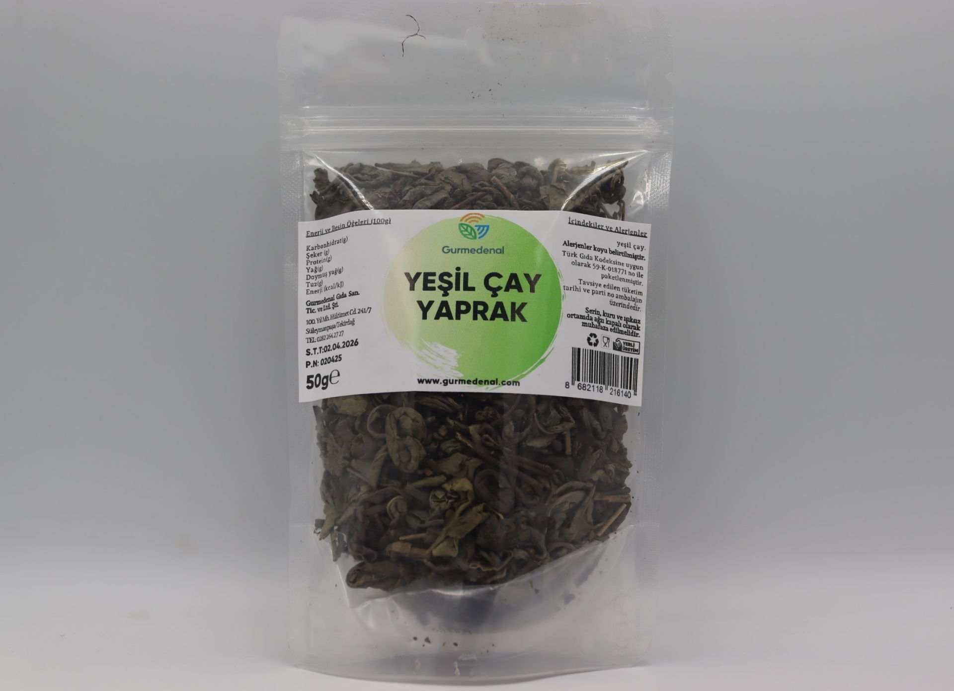 Yeşil Çay (Yaprak) 50g
