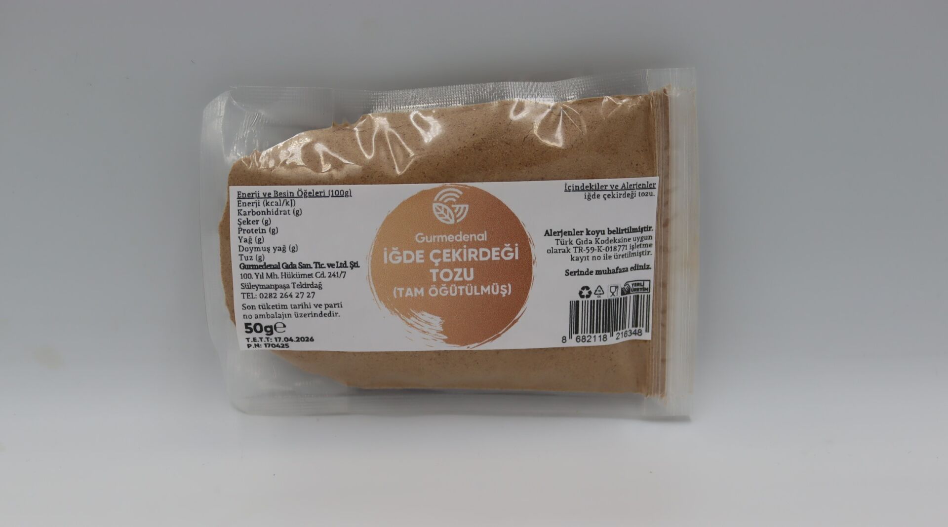 İğde Çekirdeği Tozu 50g (Tam Öğütülmüş)