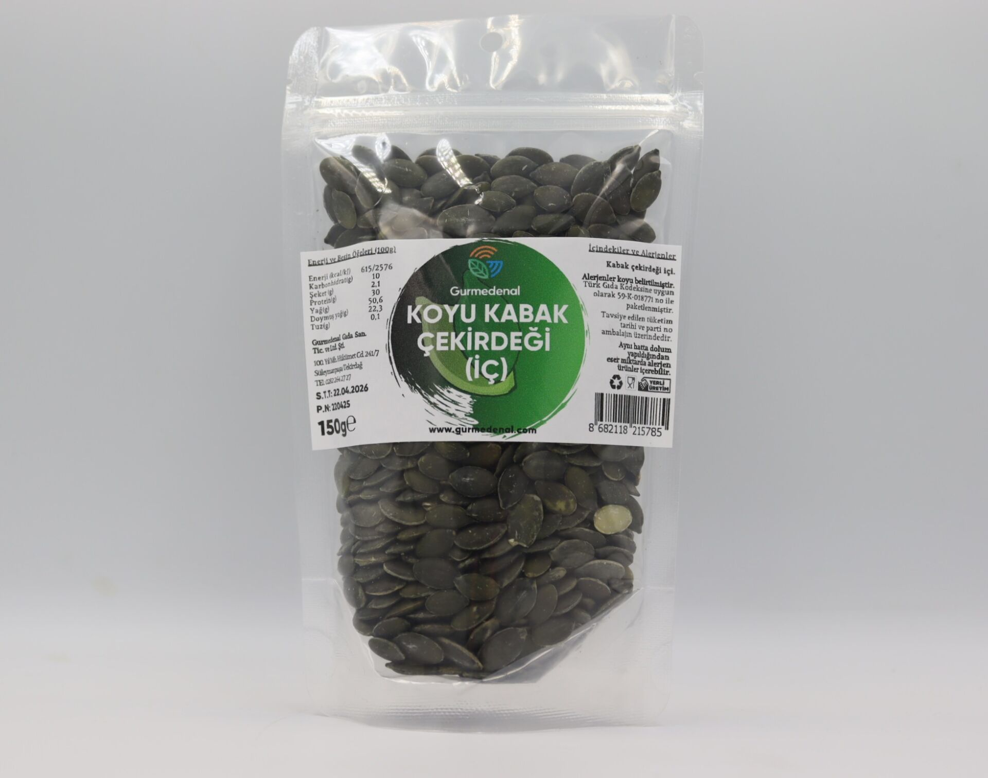 Koyu Kabak Çekirdeği İçi 150g