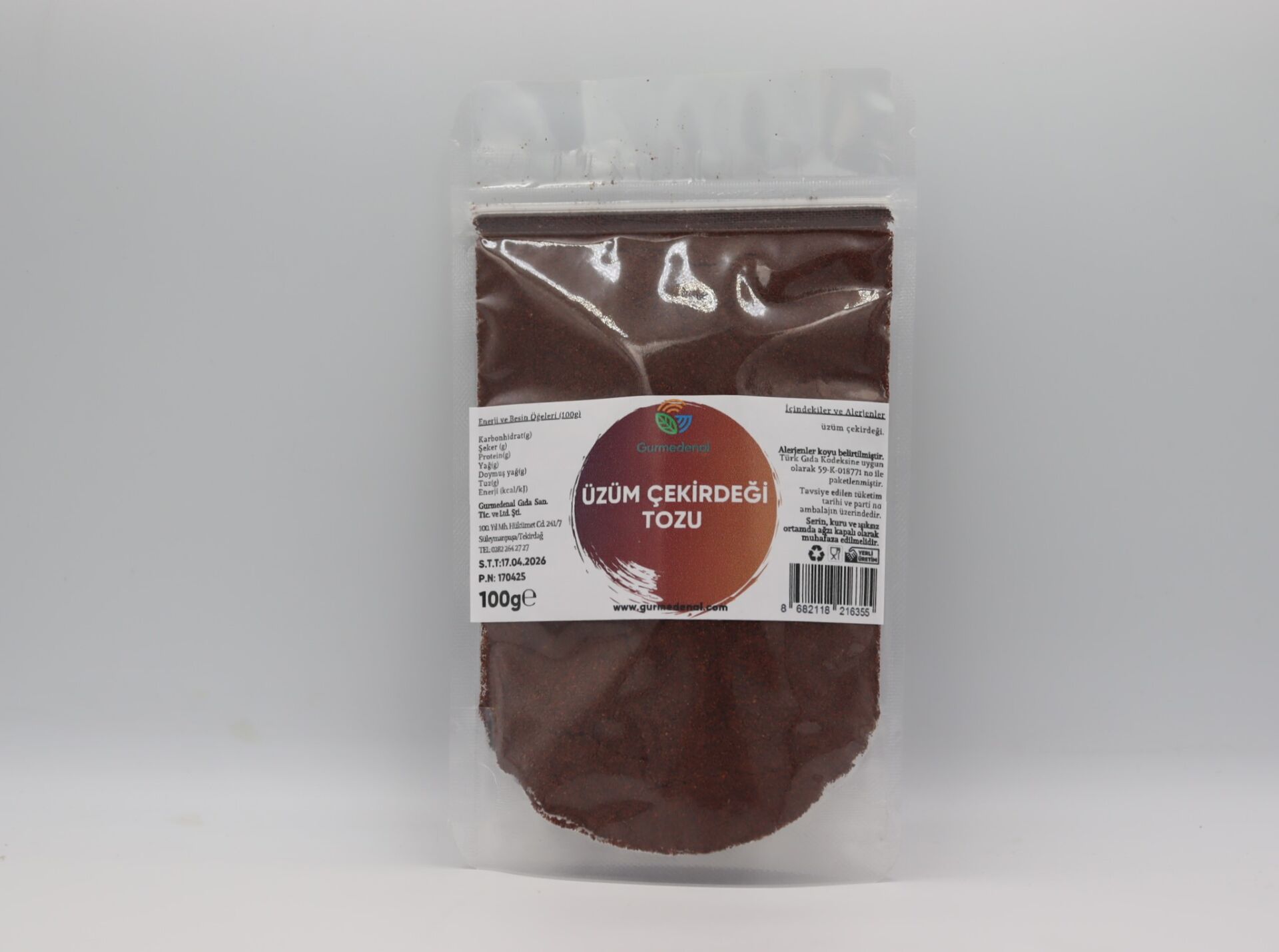 Üzüm Çekirdeği Tozu 100g