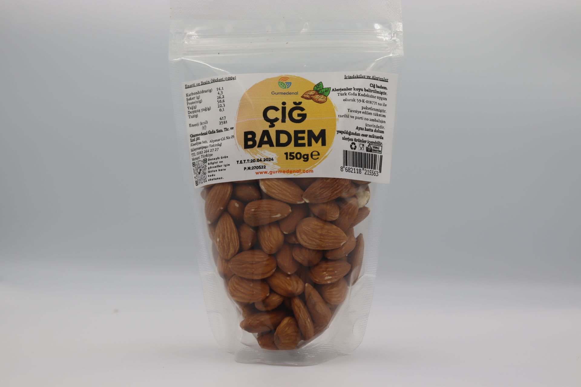 Çiğ Badem 150g