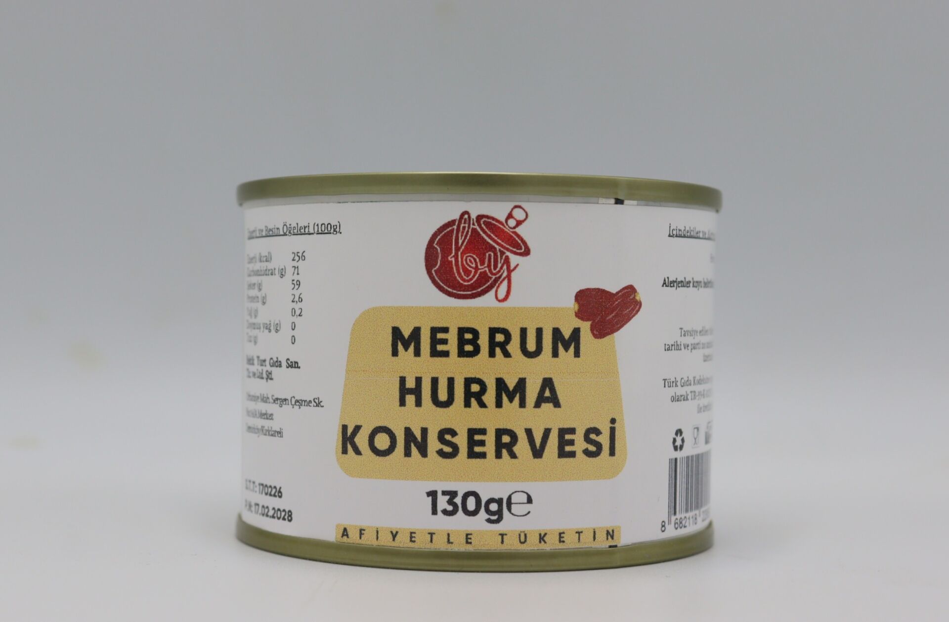 BekikYurt Mebrum Hurma 130g (Konserve)