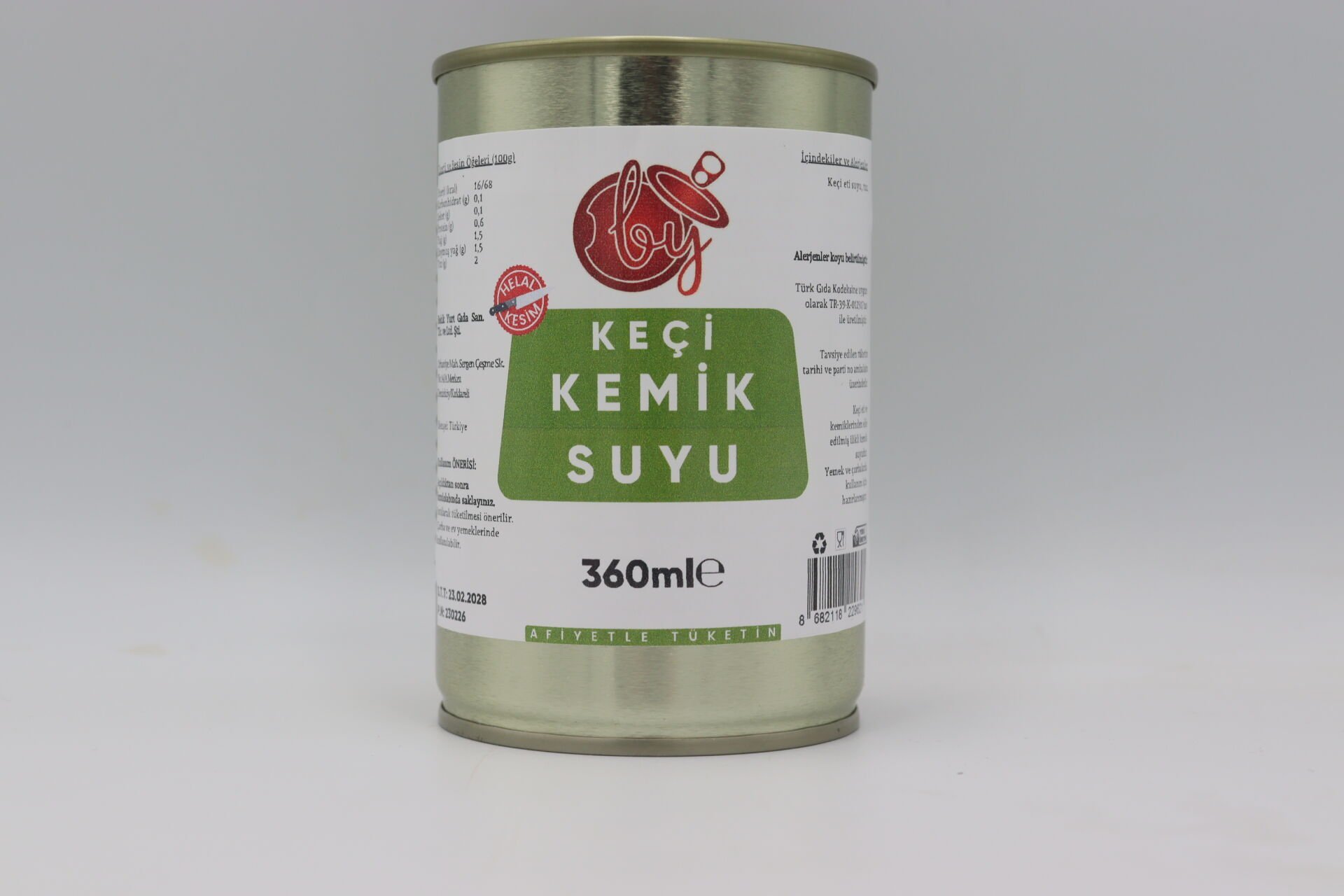 BekikYurt Keçi Kemik Suyu 360ml (Konserve)