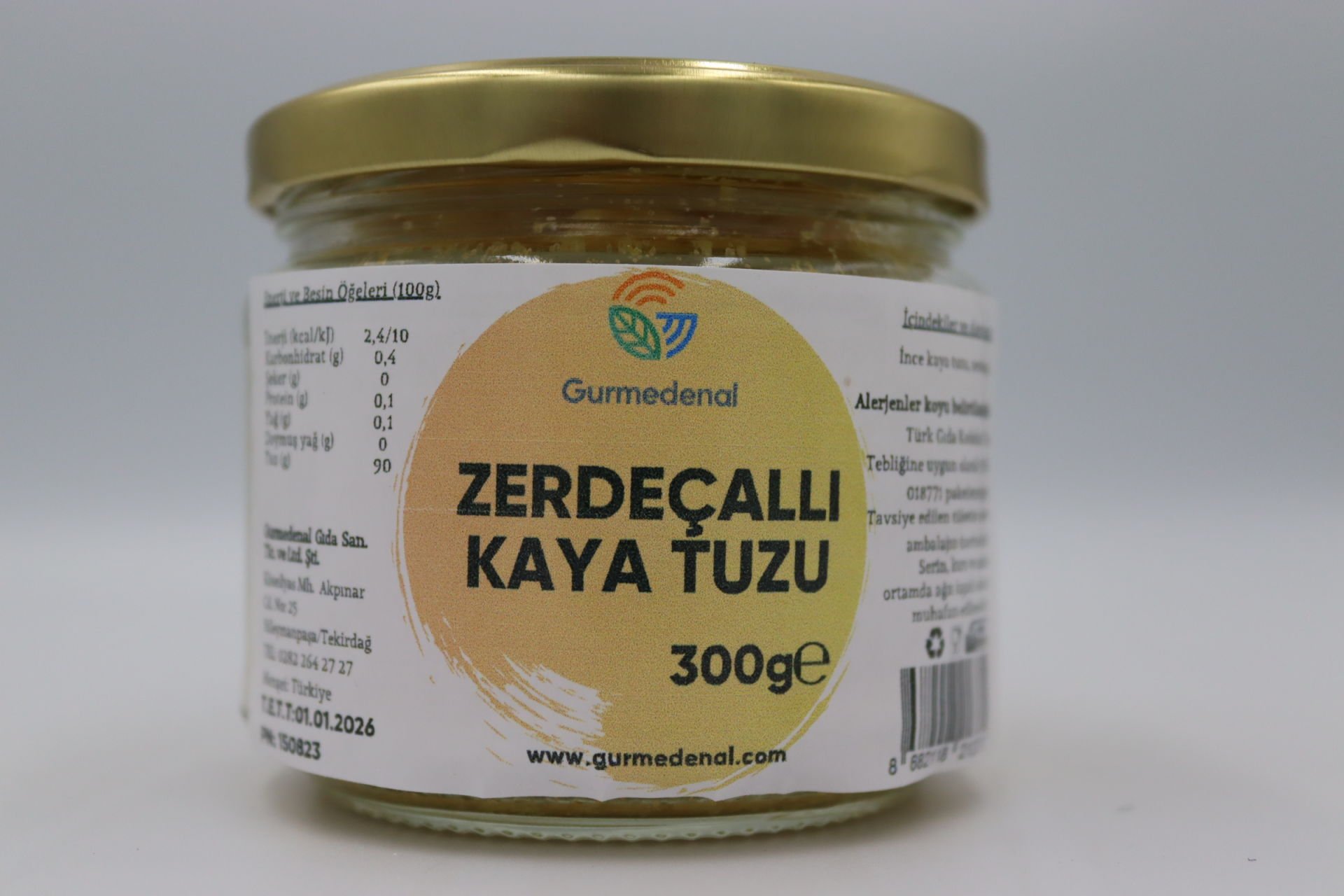 Zerdeçallı Kaya Tuzu 300g