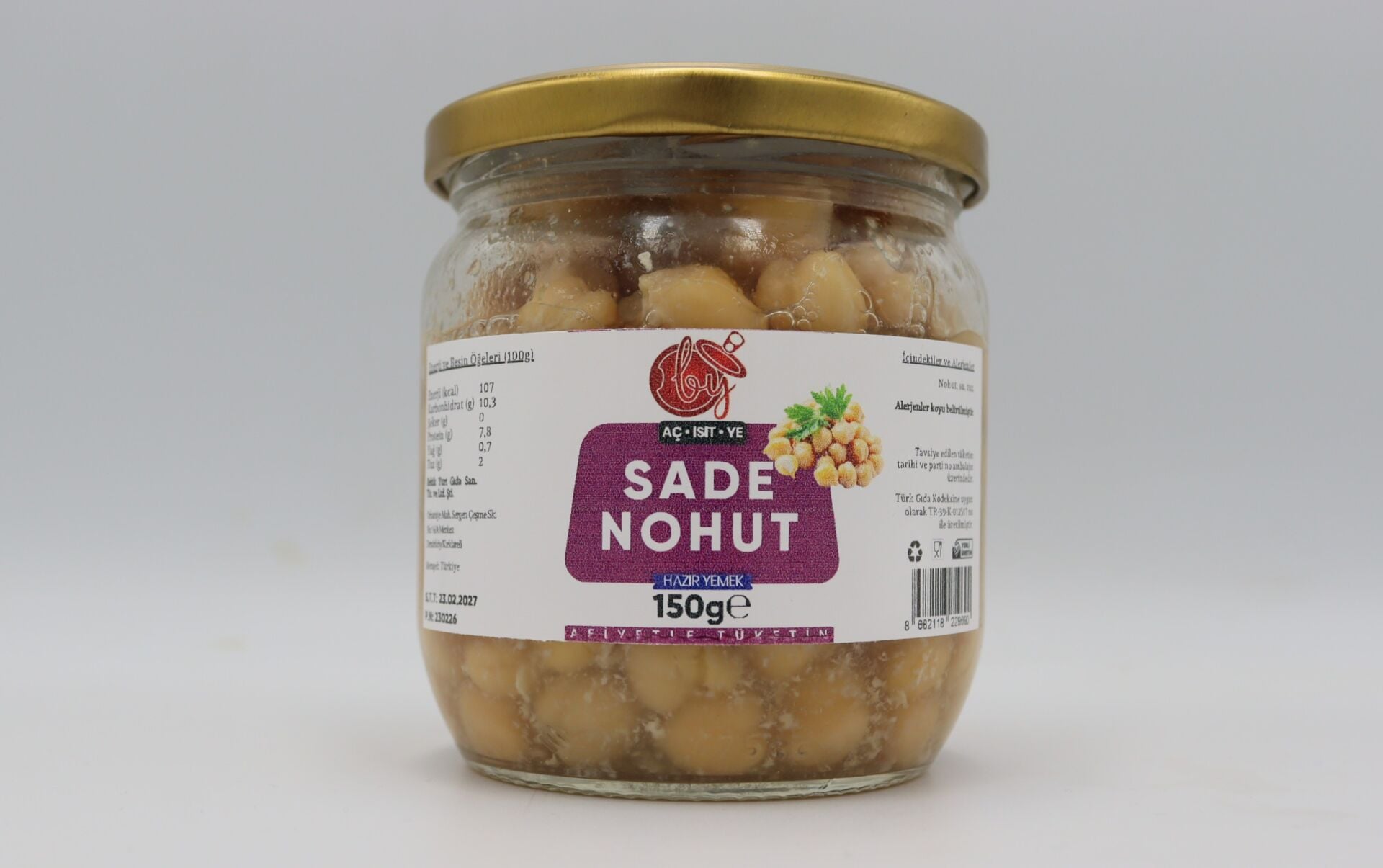 BekikYurt Sade Nohut 150g