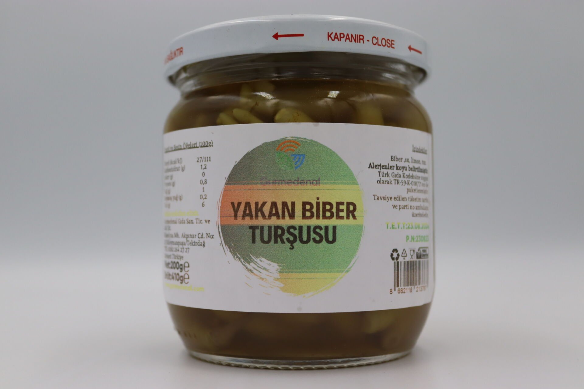 Yakan Biber Turşusu 200g