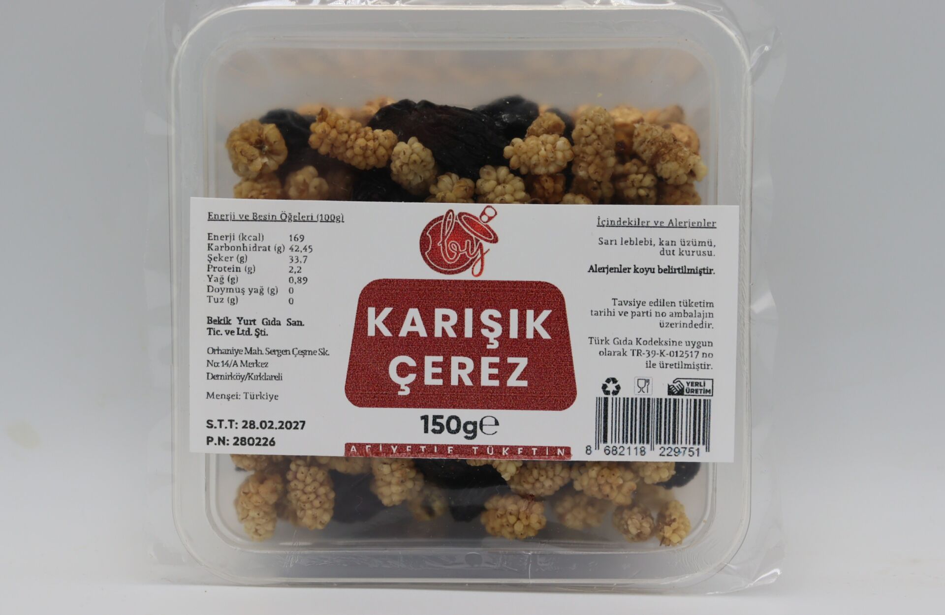 BekikYurt Karışık Çerez 150g