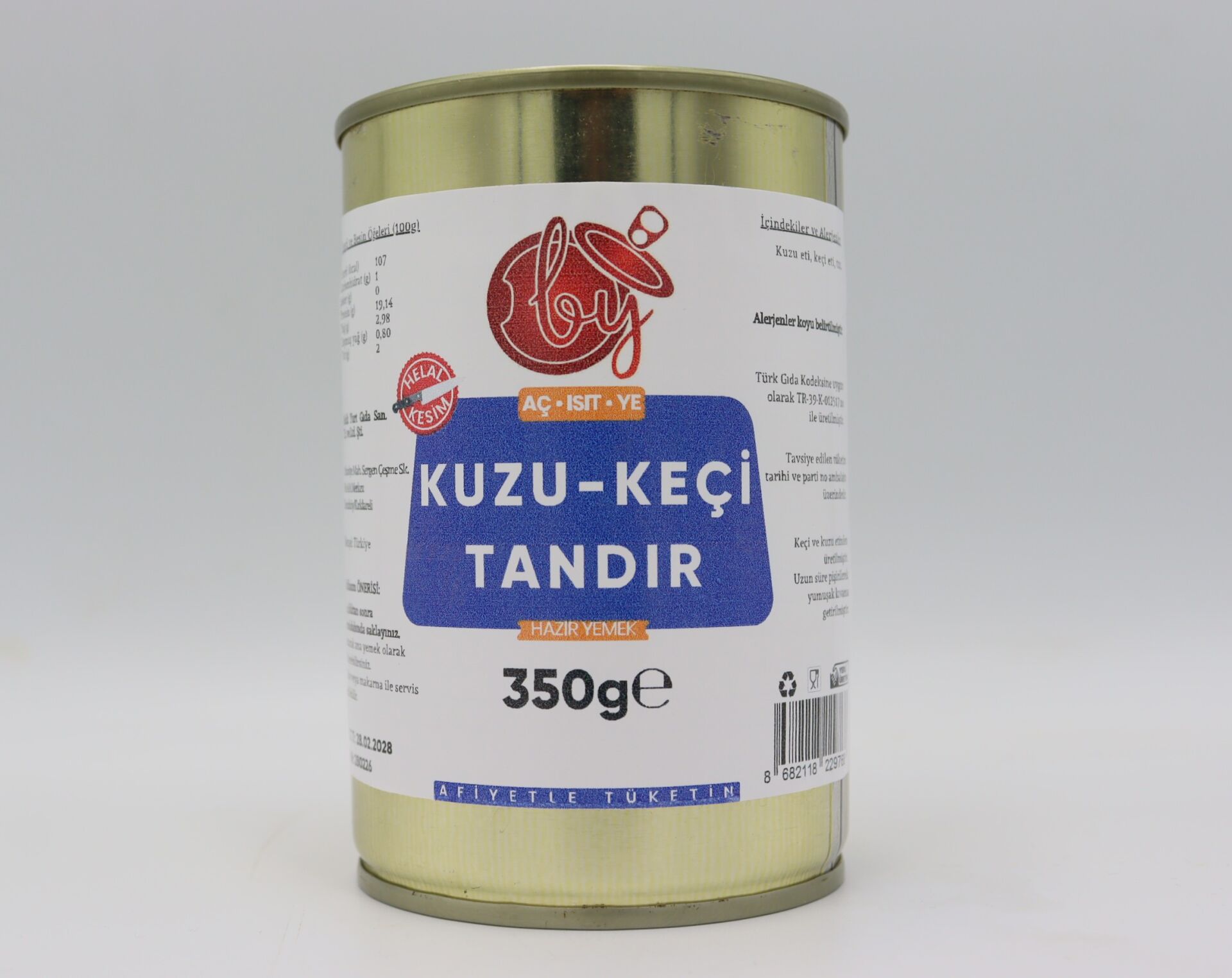 BekikYurt Kuzu Keçi Tandır 350g