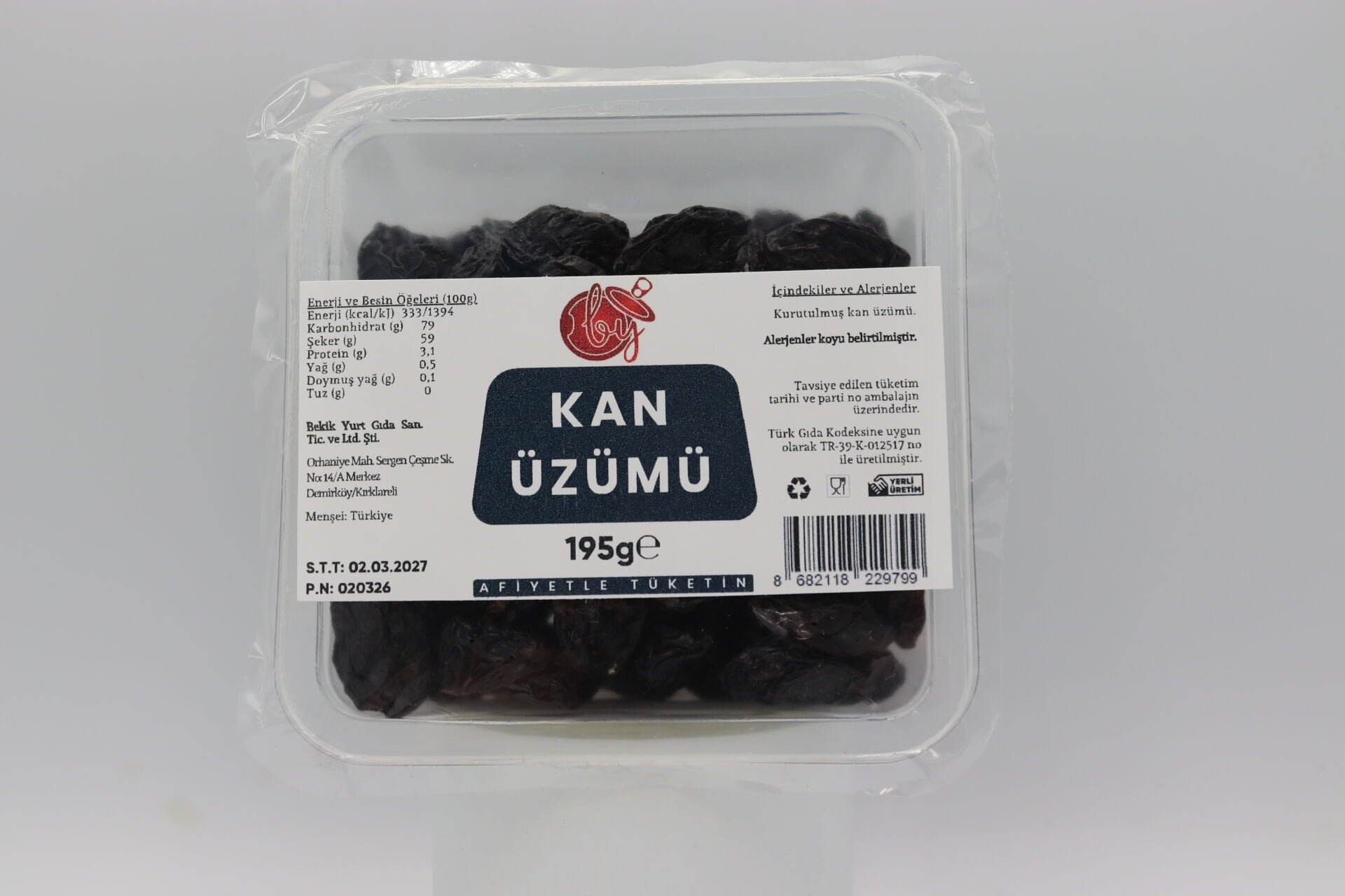 BekikYurt Kan Üzümü 195g