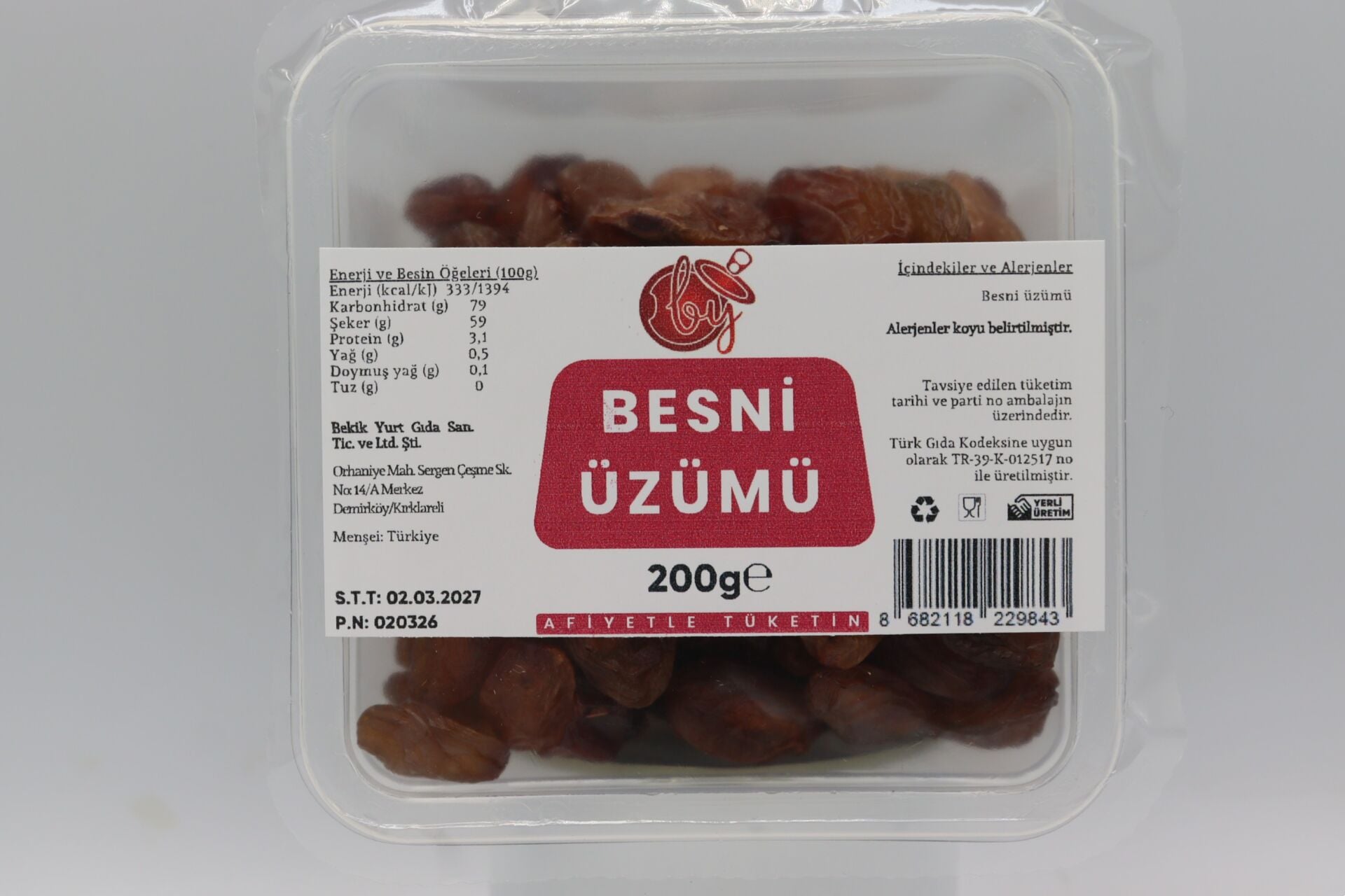 BekikYurt Besni Üzümü 200g